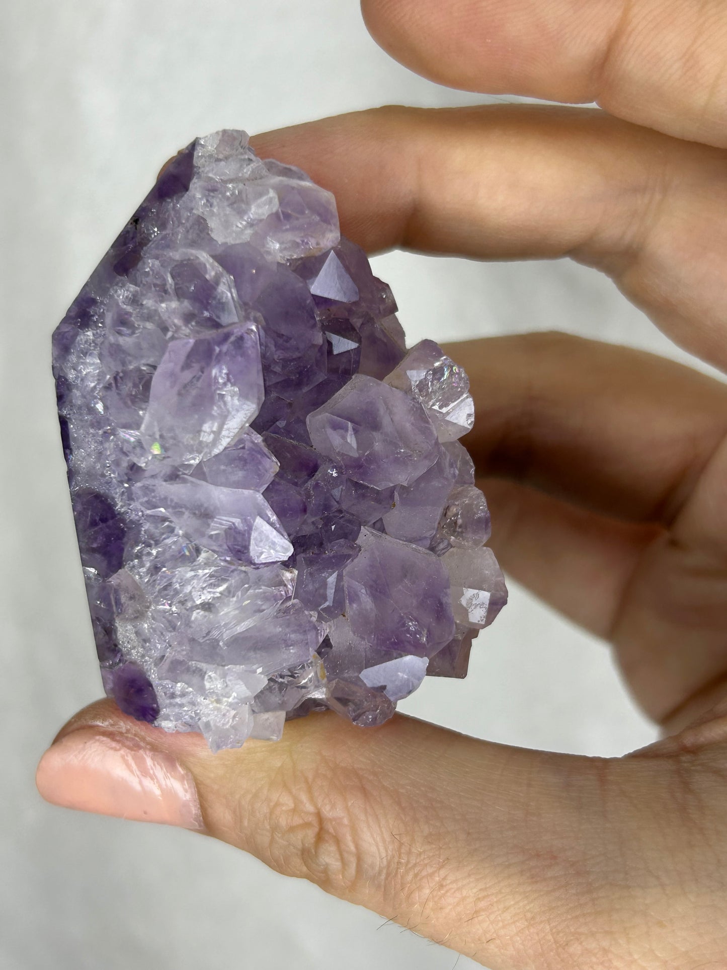 HQ Brazilian amethyst tower w/ chunky teeth