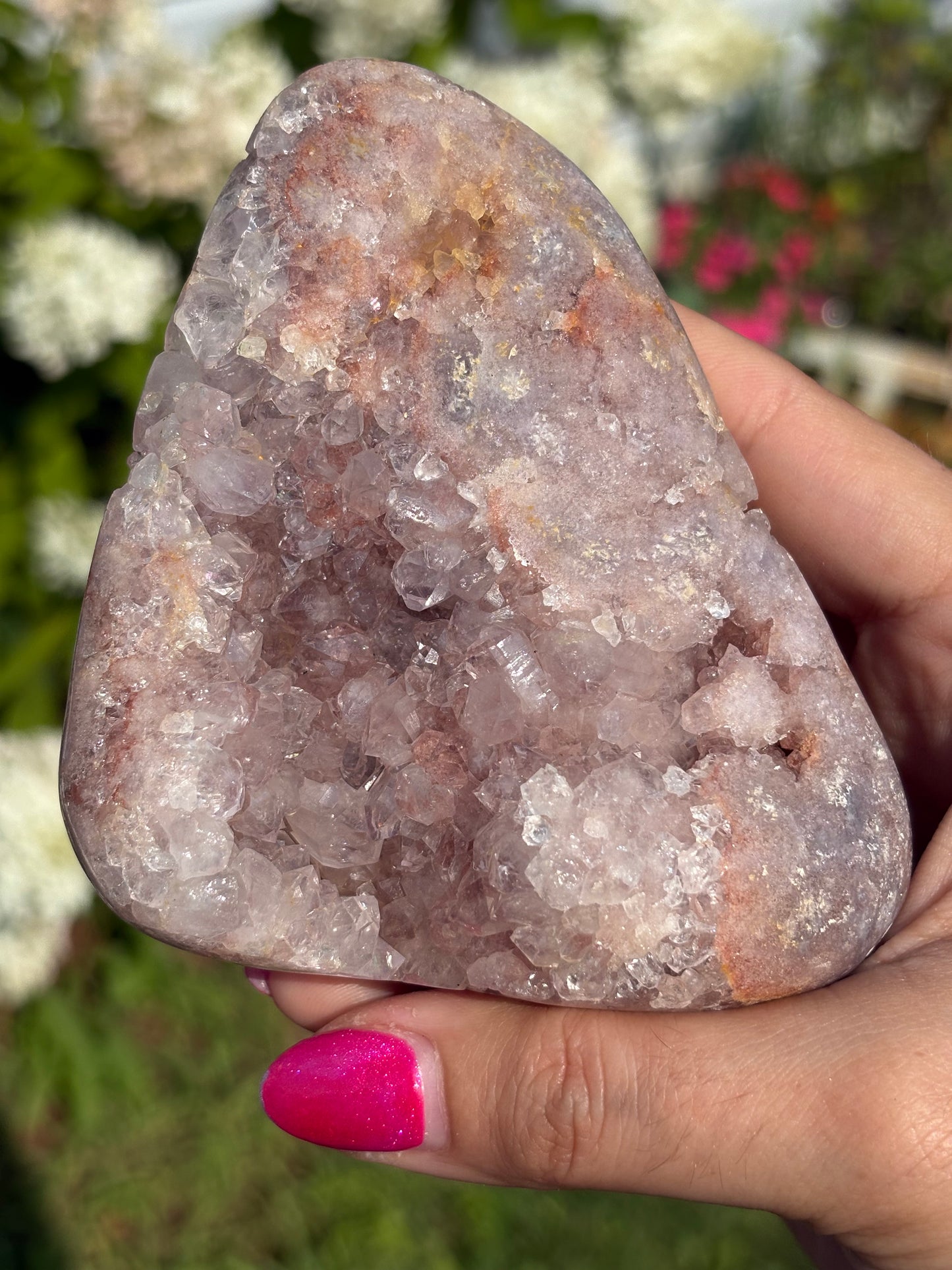 Druzy Pink Amethyst Freeform