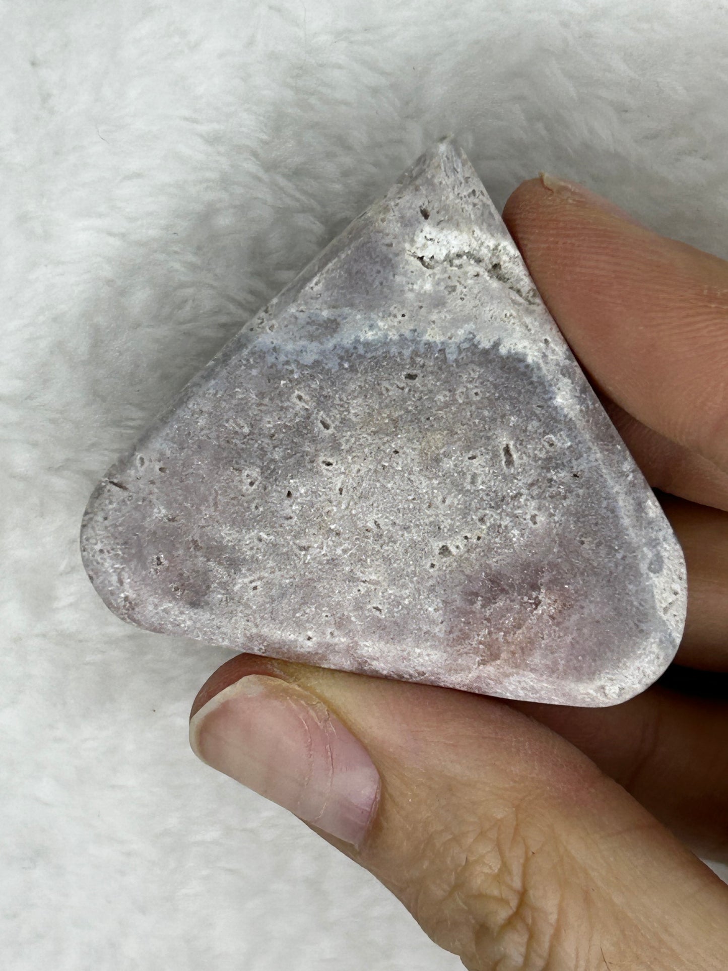 Pink amethyst flame/freeform D