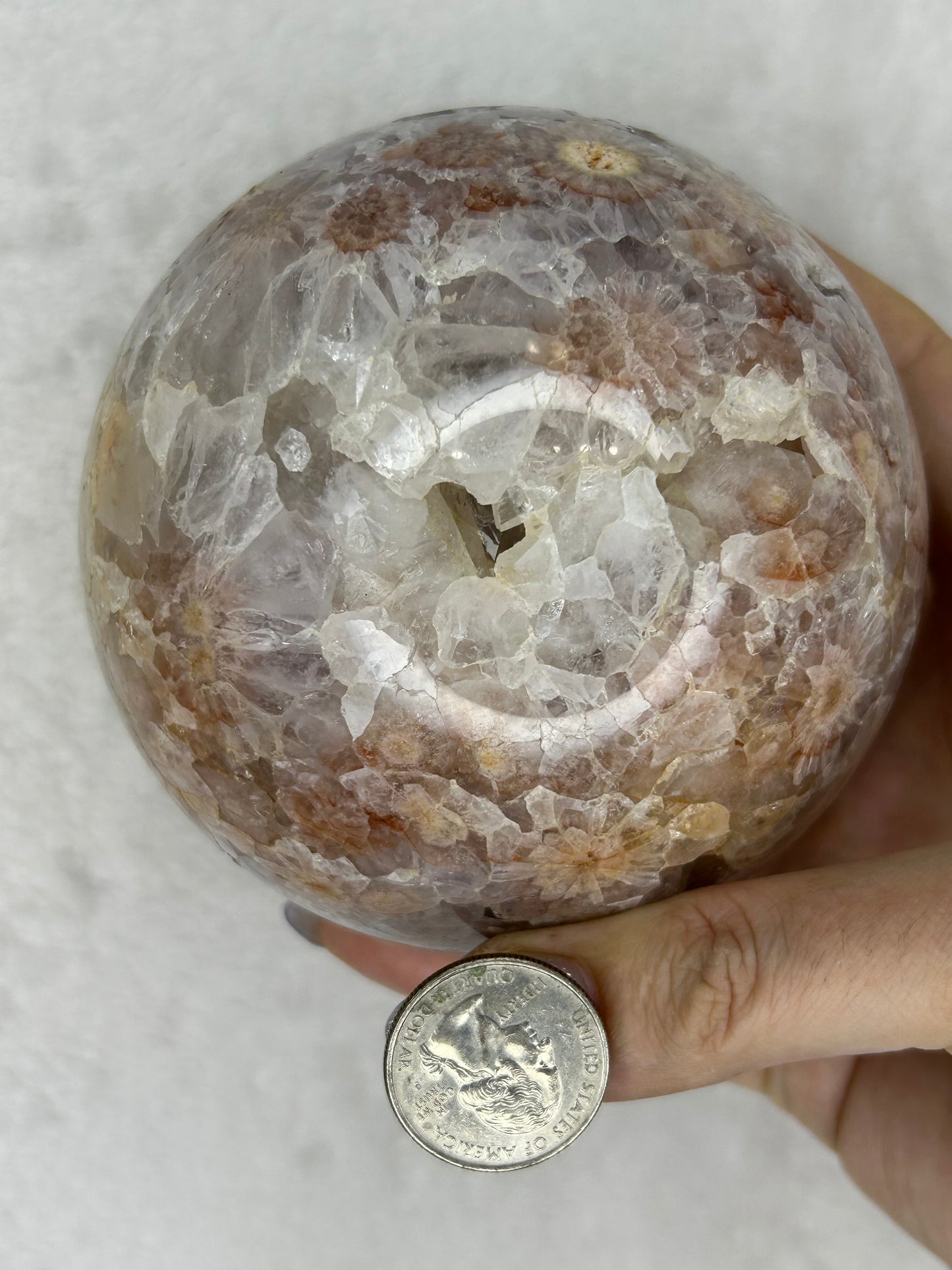 XL Pink Amethyst Sphere