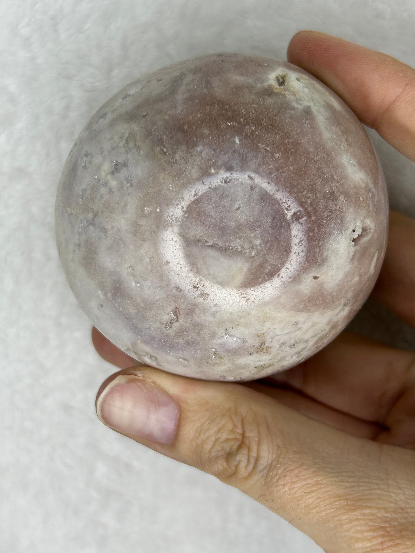 Druzy Pink Amethyst Sphere