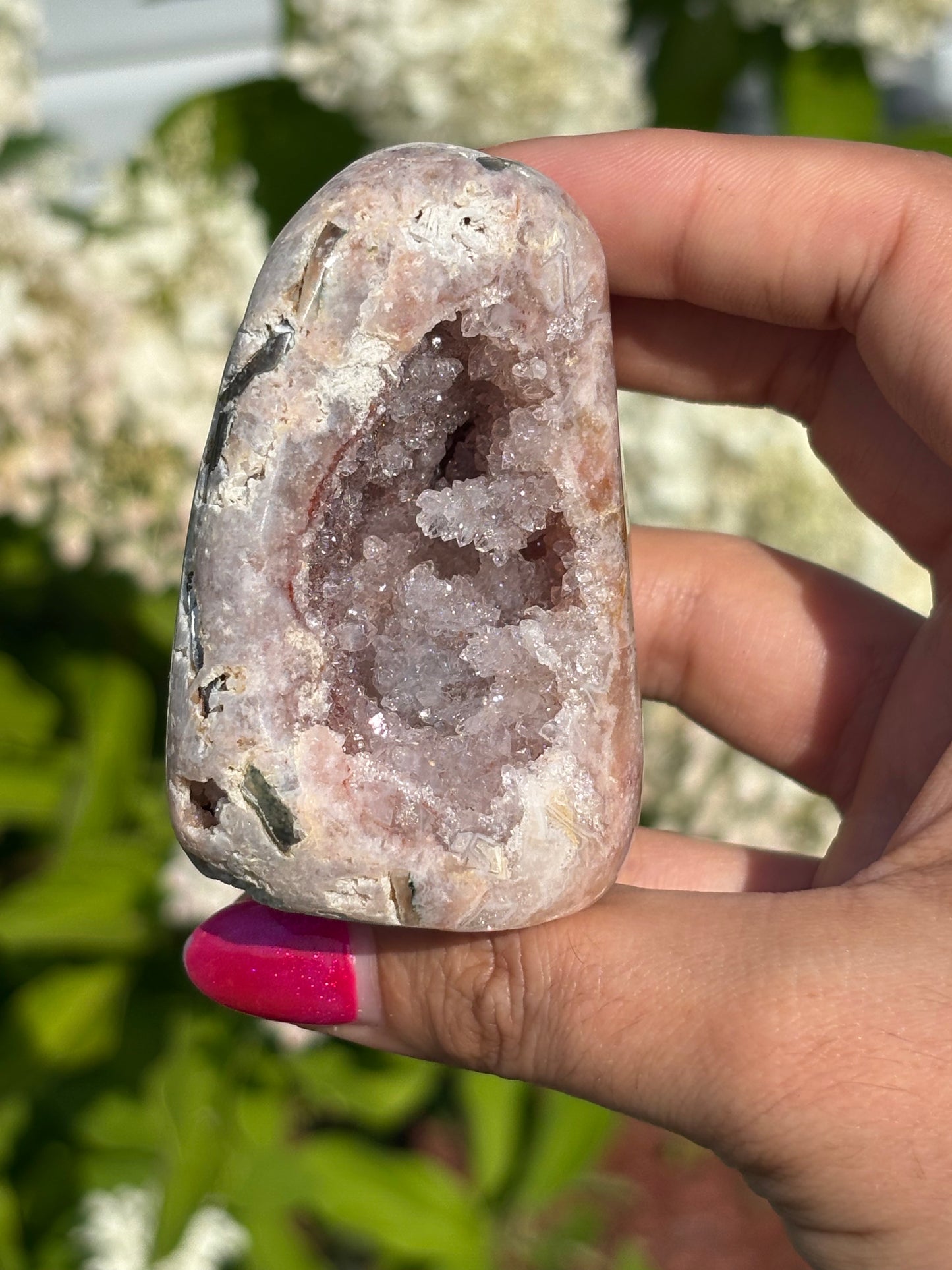 Druzy Pink Amethyst Cave Freeform