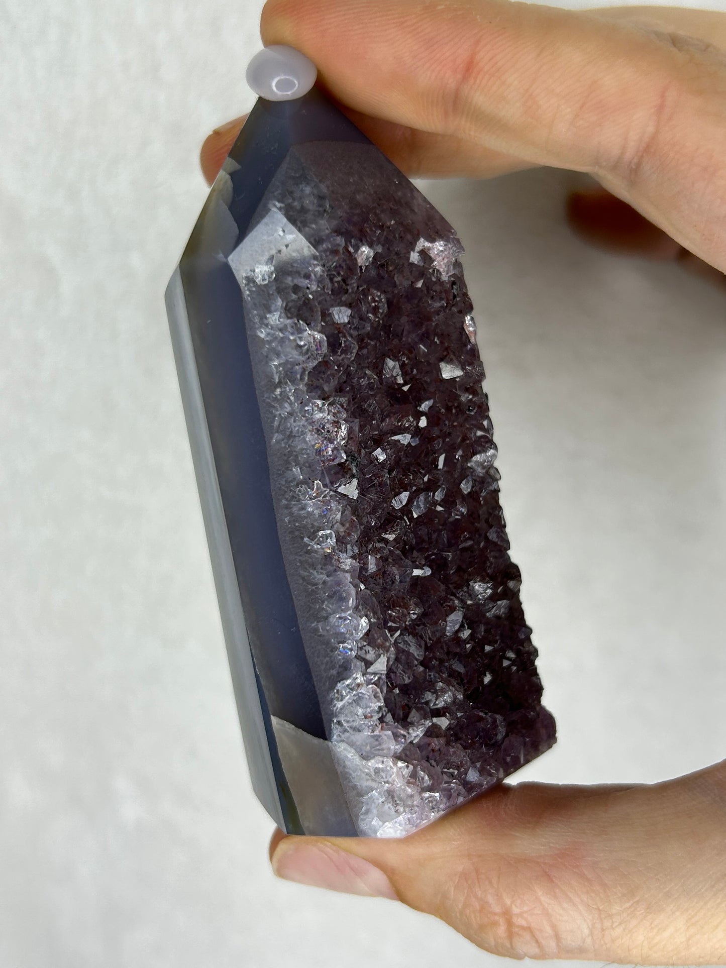Brazilian Amethyst Agate Tower