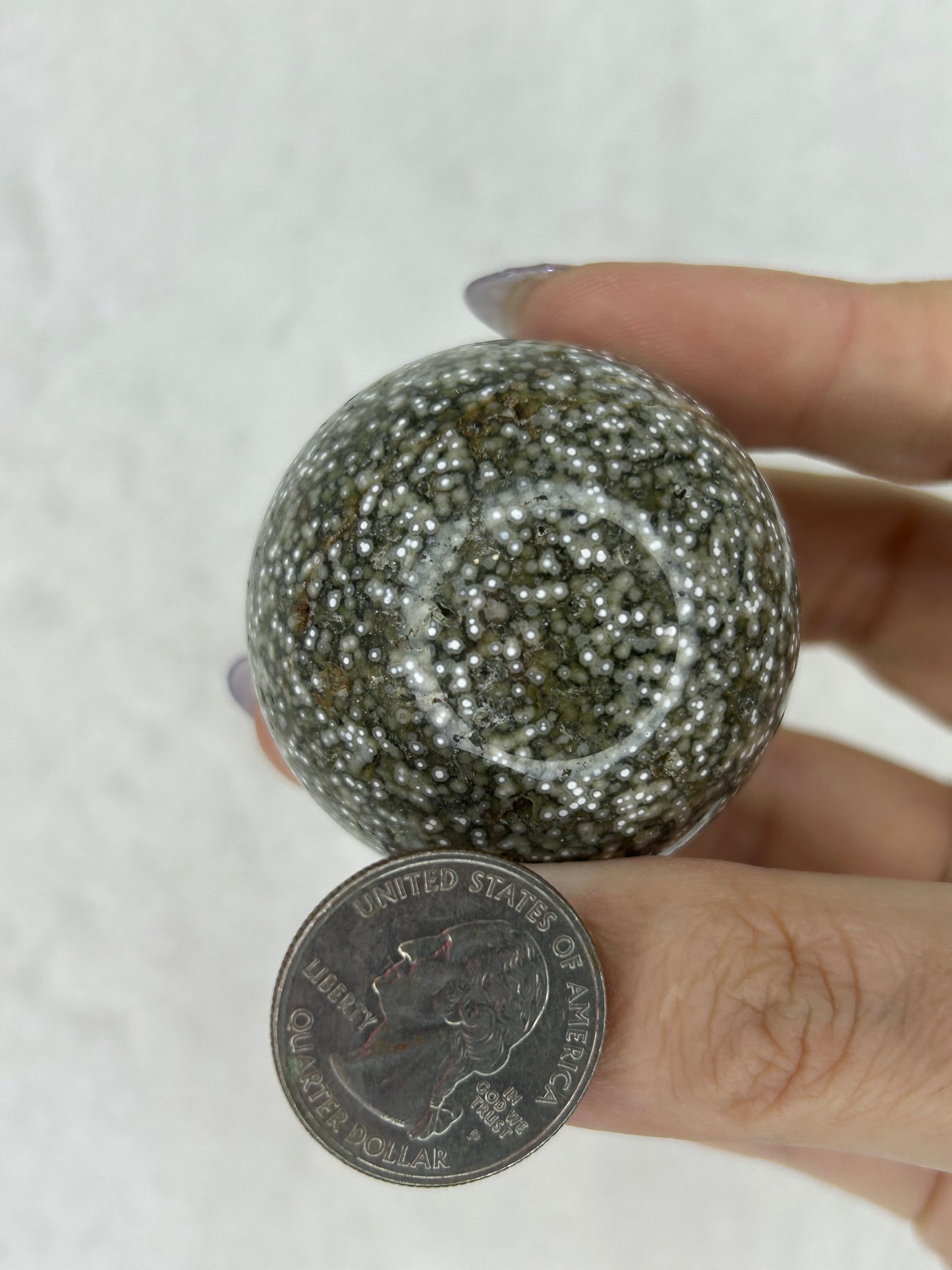 Orbicular Jasper Sphere D