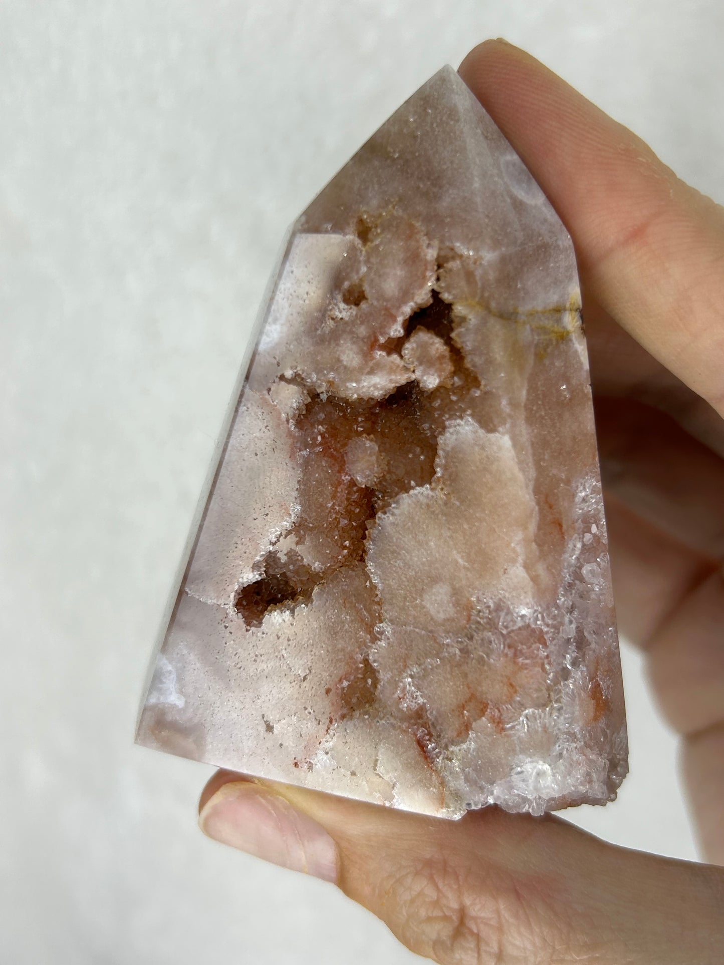 Pink amethyst tower A