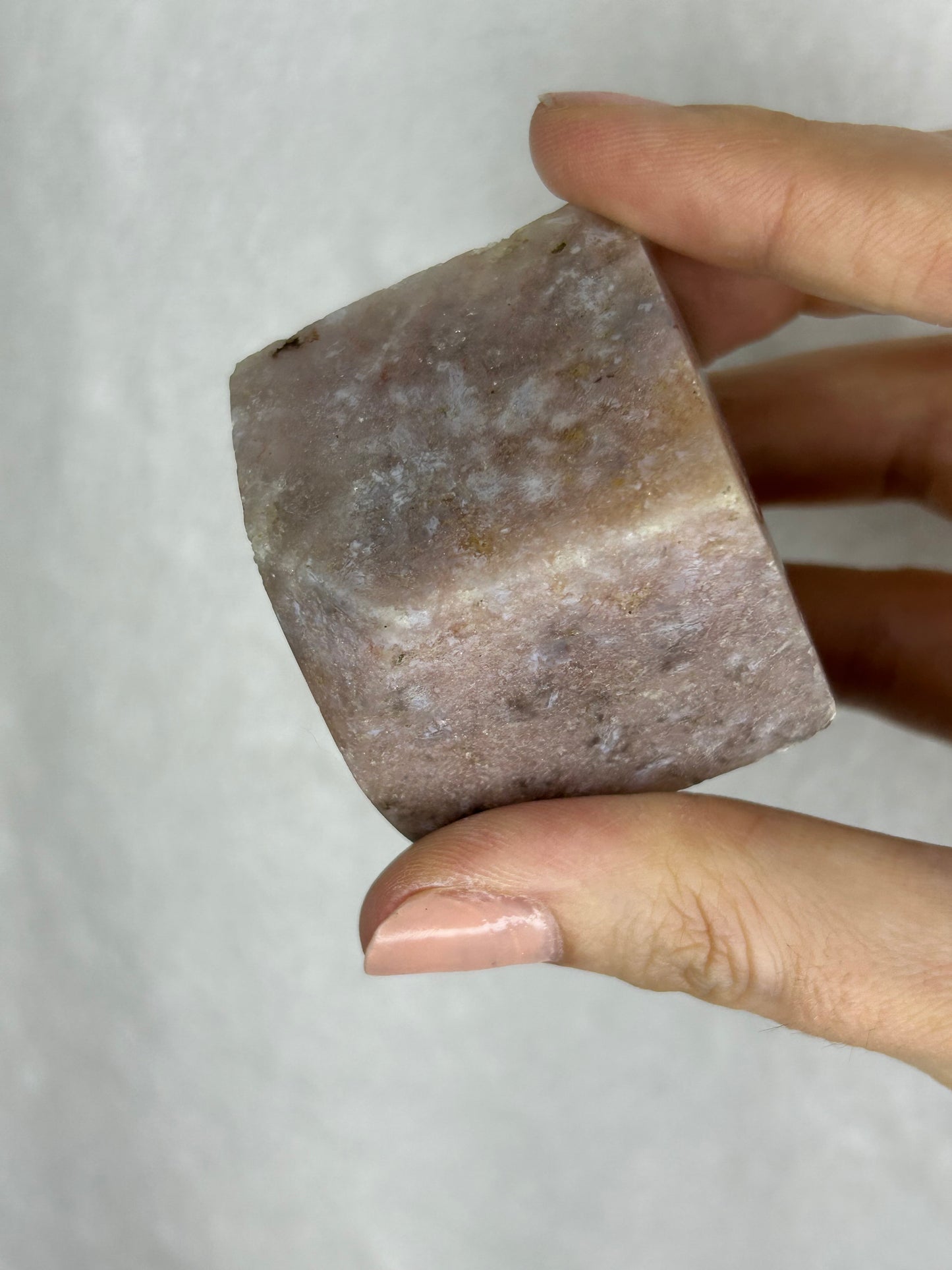 Pink Amethyst Floating Cube B
