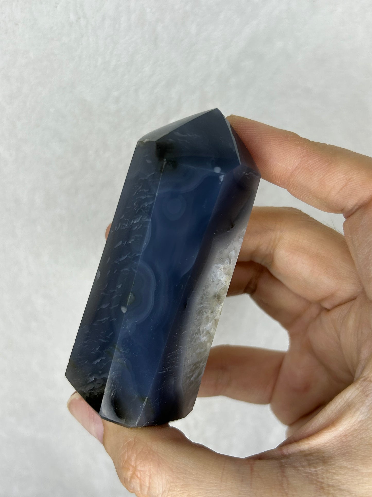 HQ Sugar Druzy Agate Tower