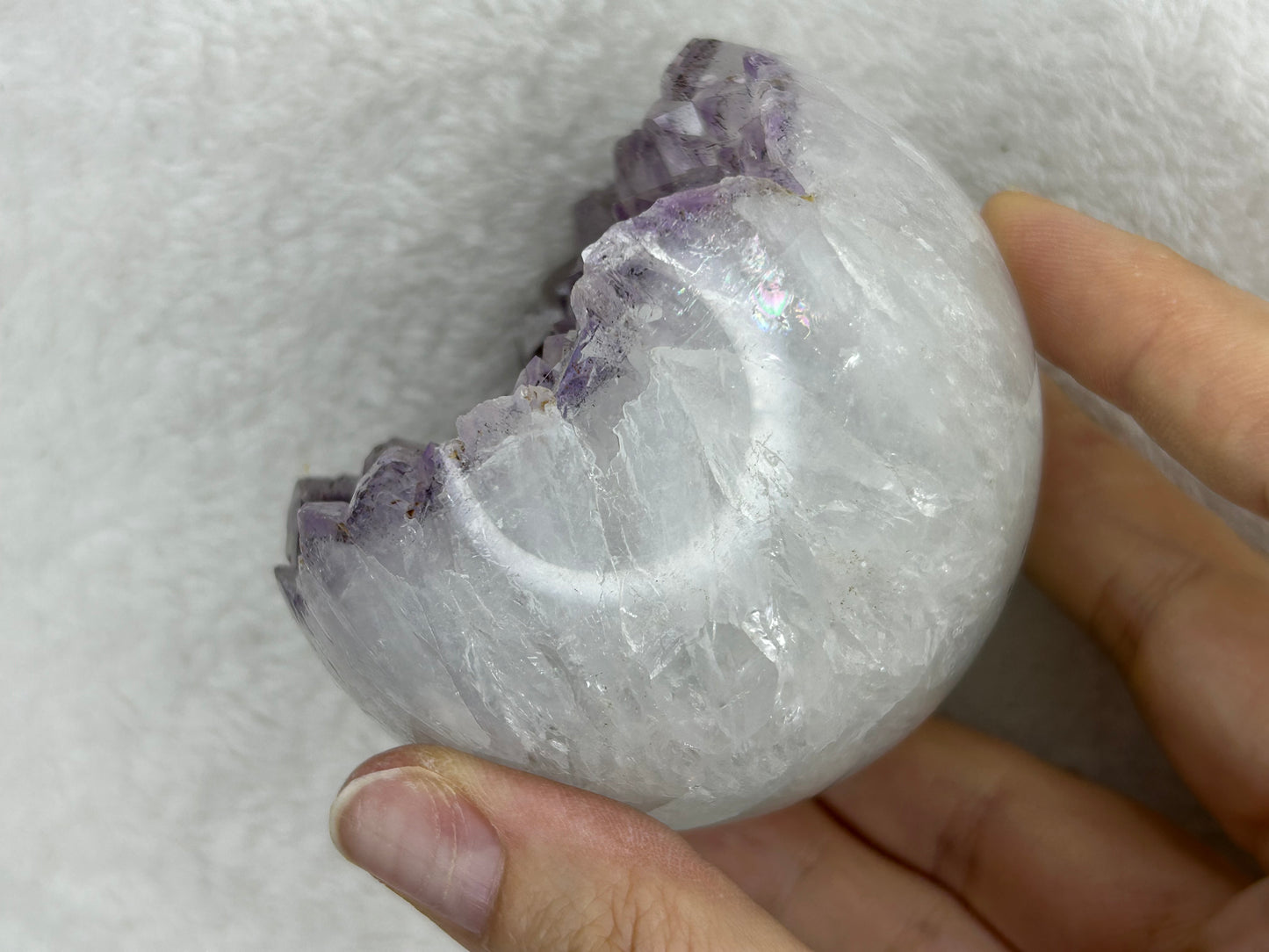 Brazilian Druzy Amethyst Sphere A