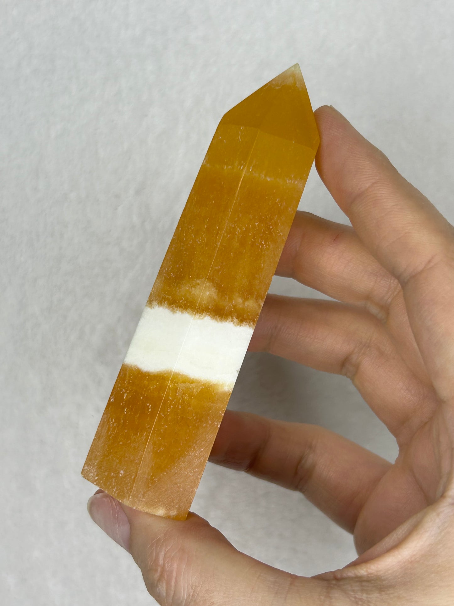 Juicy Orange Calcite Tower B