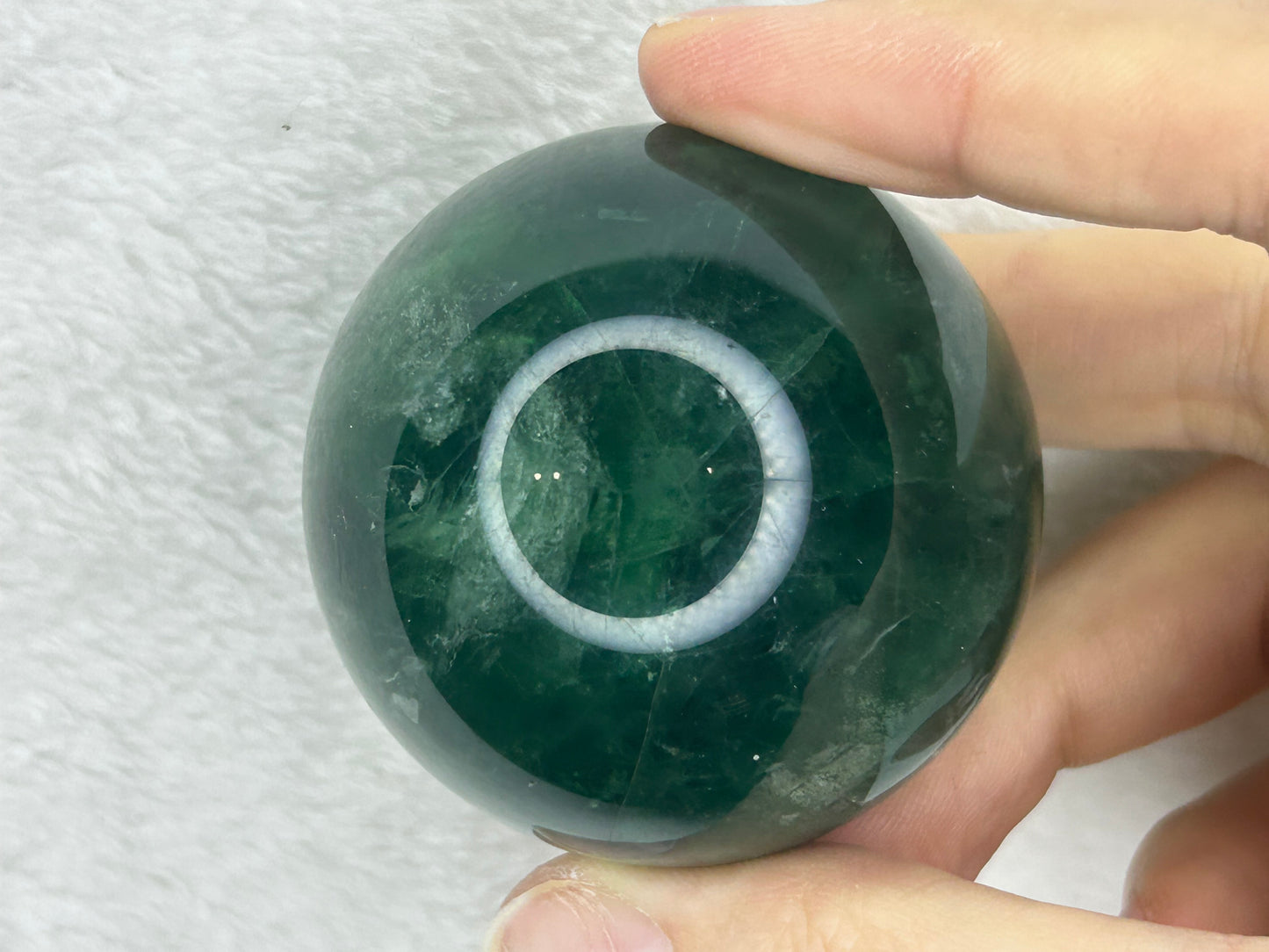 Juicy Green Fluroite Sphere B