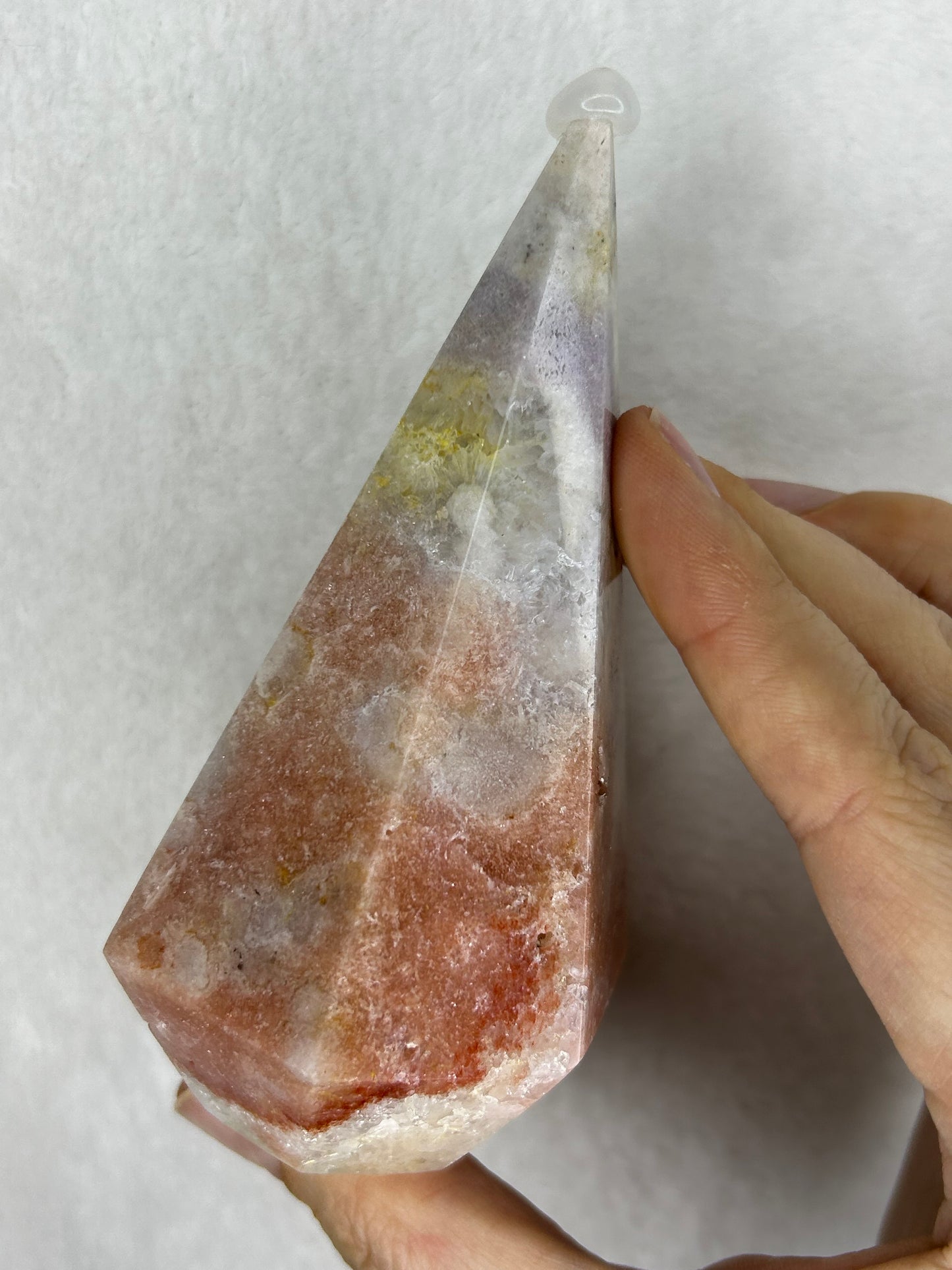Pink amethyst diamond