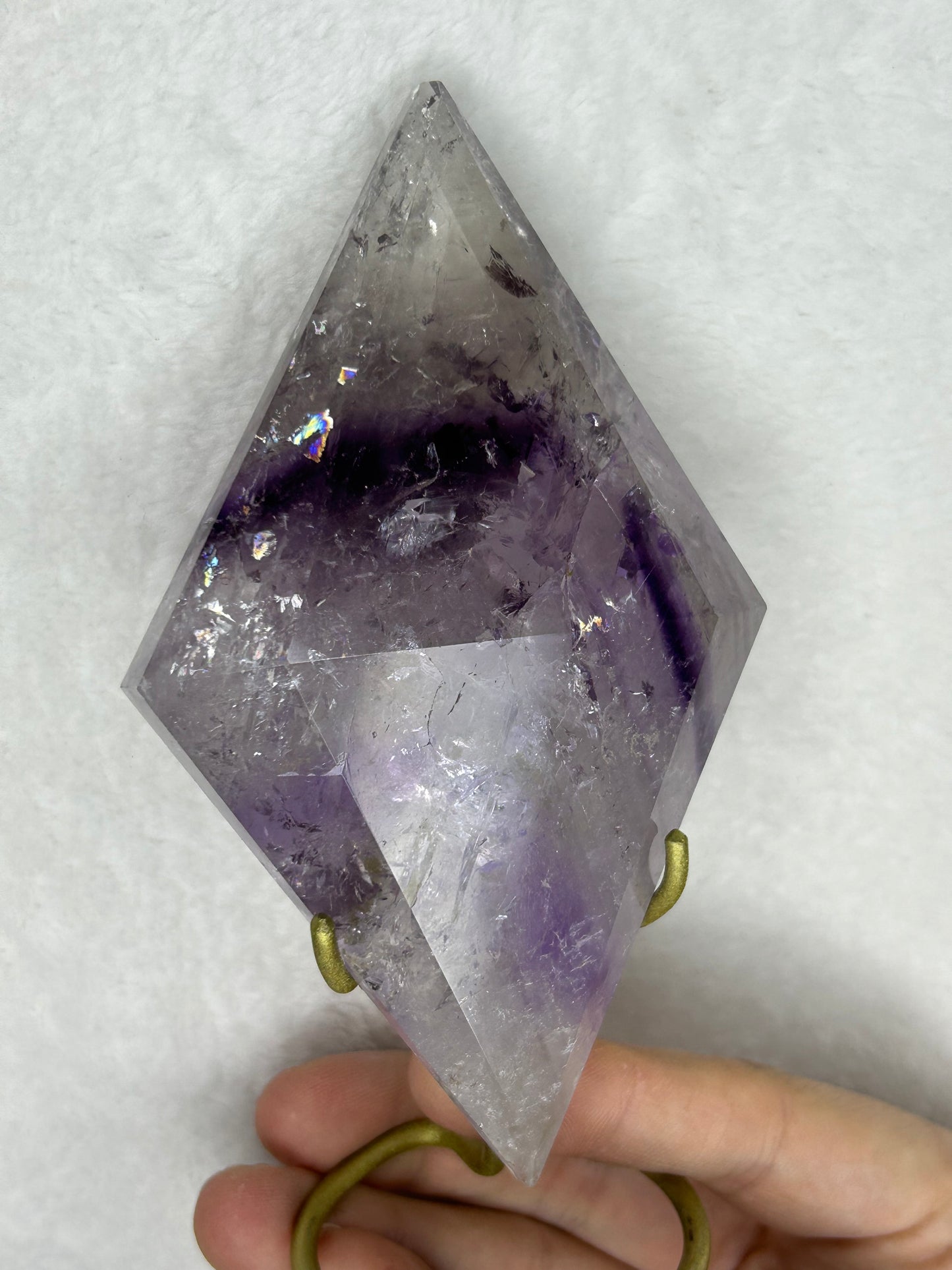 HQ ⭐️XTRA⭐️ Amethyst Phantom Faceted Diamond G