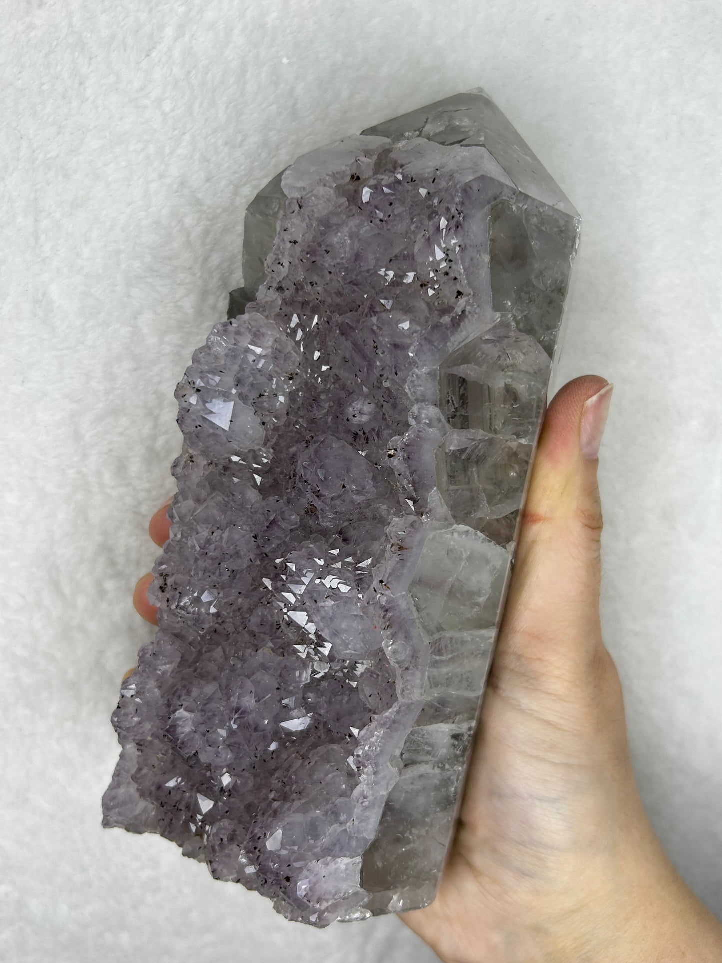 HQ Statement Piece Amethyst Cluster Tower