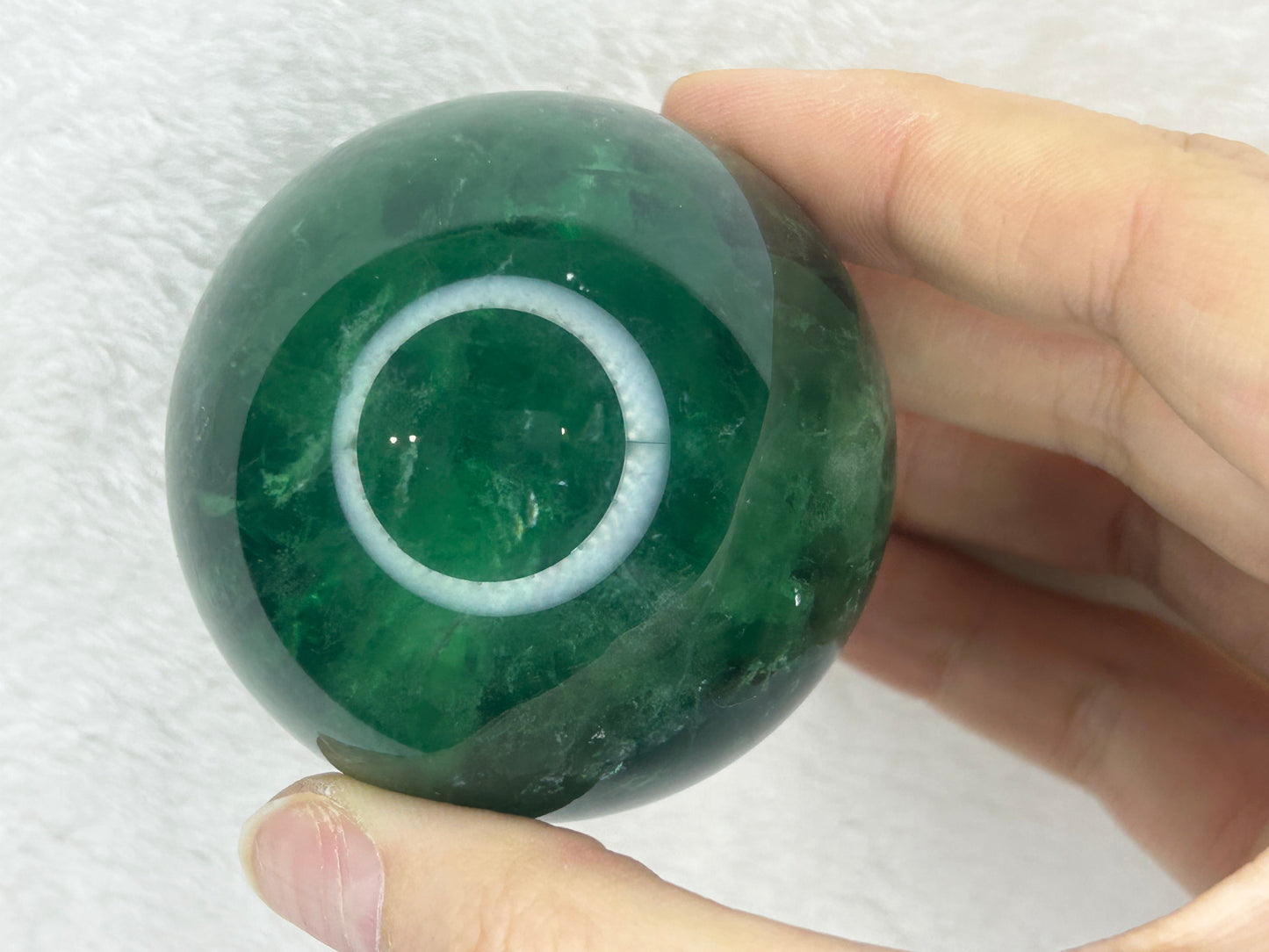 Juicy Green Fluroite Sphere A