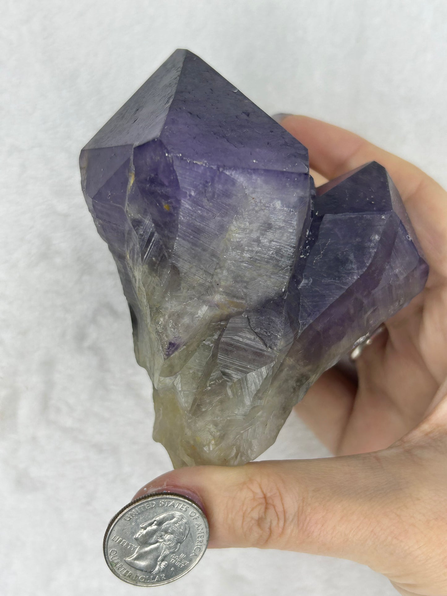 XL Raw Amethyst Chunk Sceptor