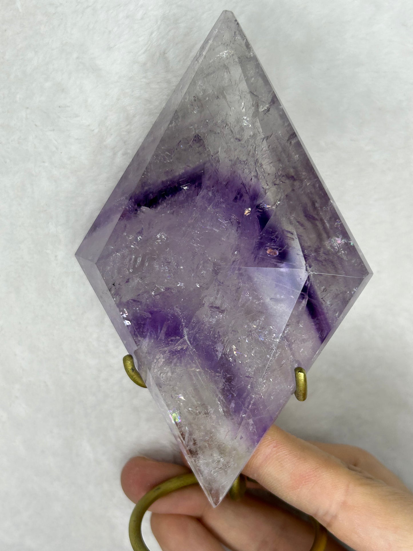 HQ ⭐️XTRA⭐️ Amethyst Phantom Faceted Diamond E
