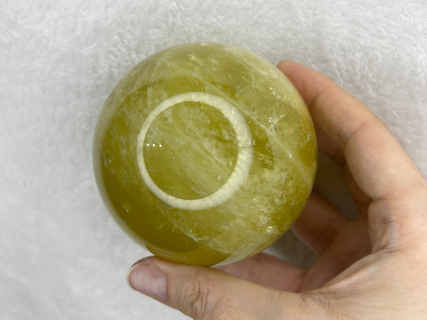 HTA Large Star Flash Citrine Sphere