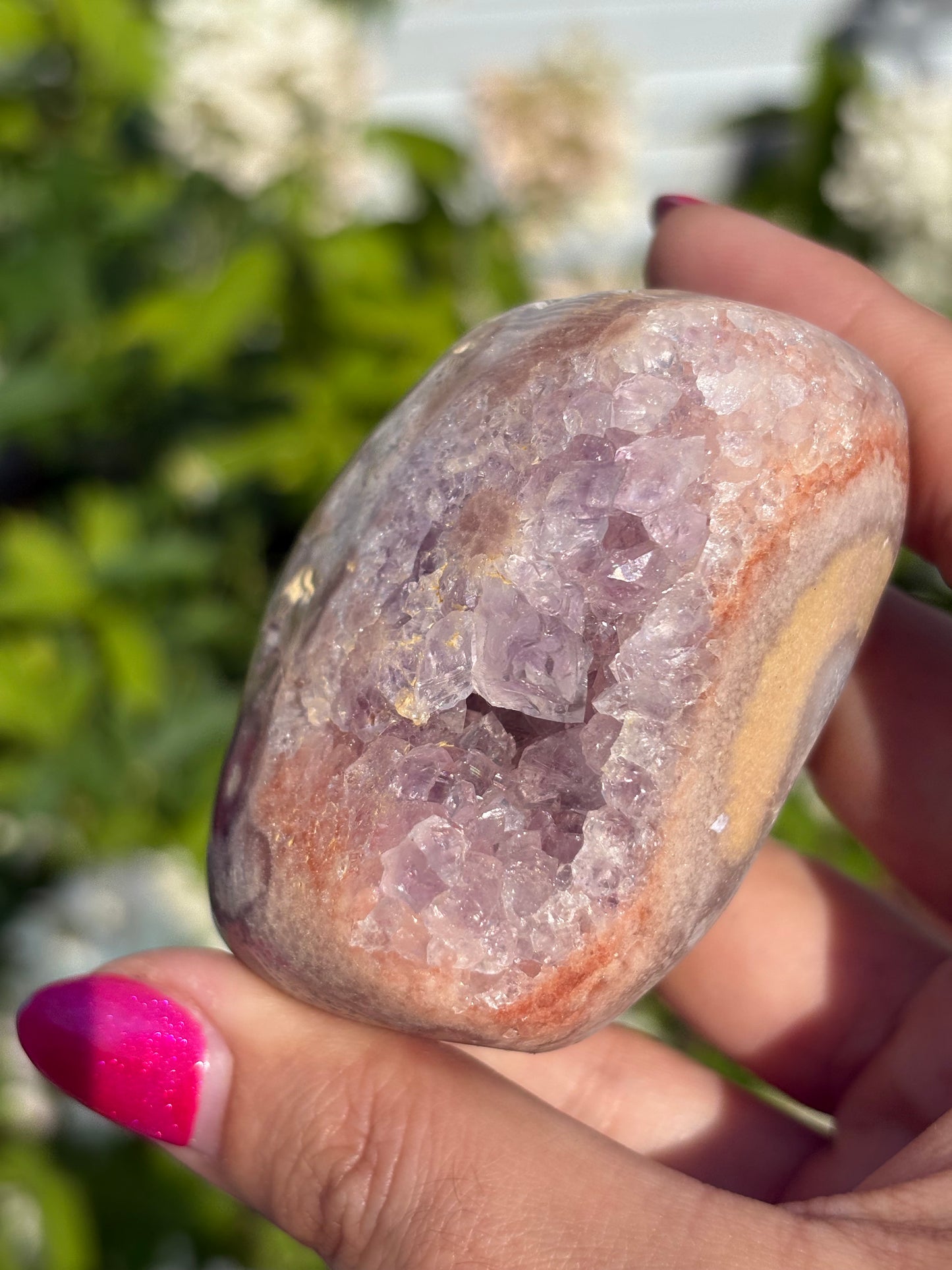 Druzy Pink Amethyst Cave Freeform