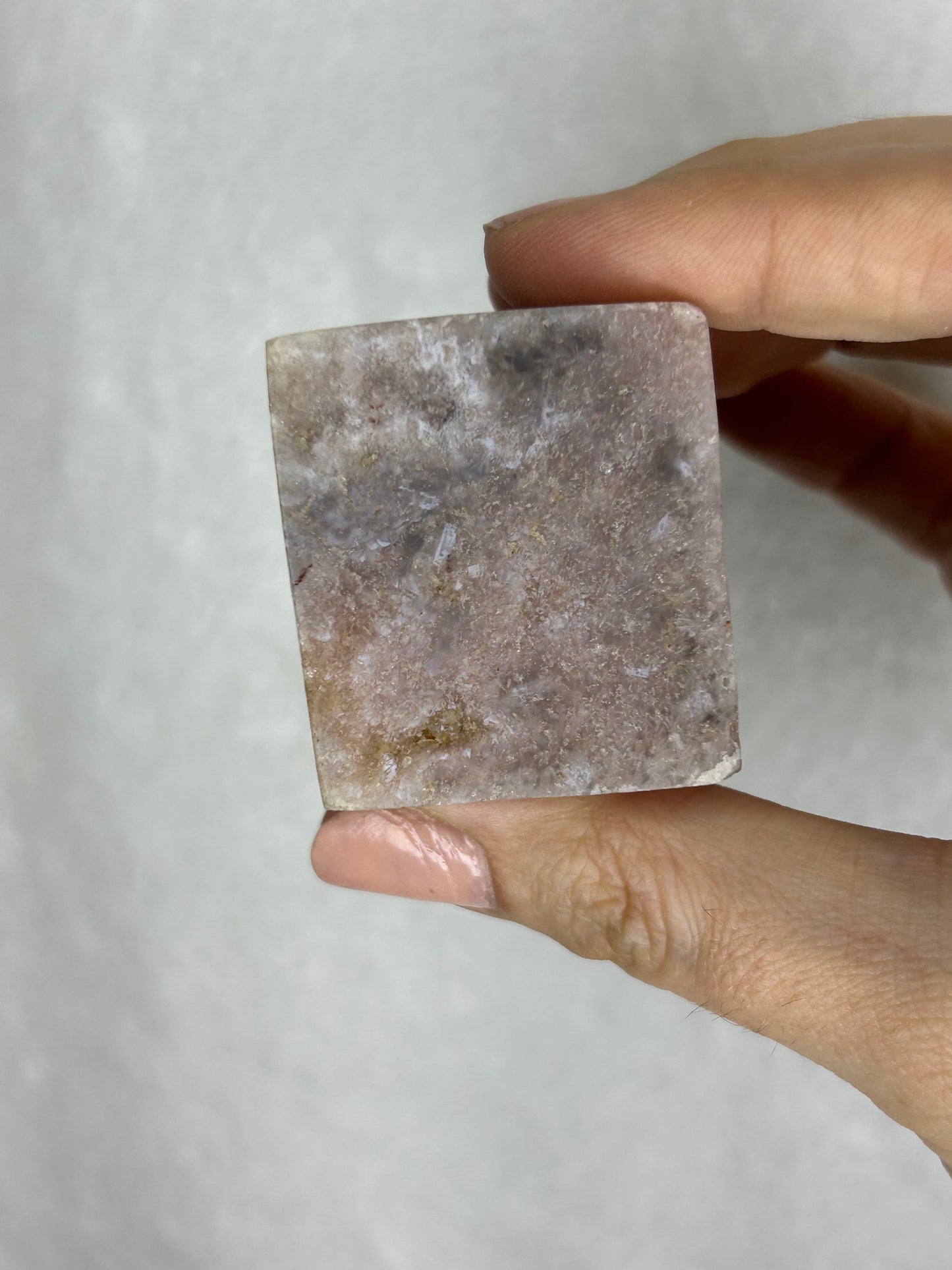 Pink Amethyst Floating Cube B