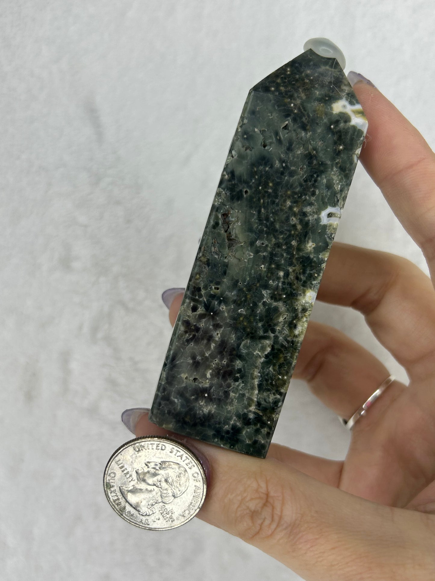 Veinless Orbicular Jasper Tower