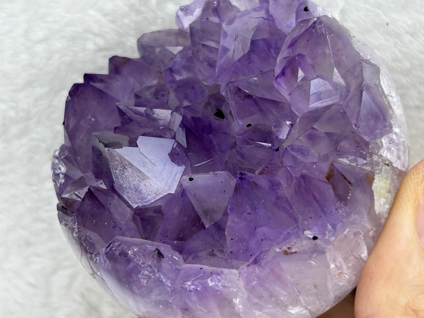Brazilian Druzy Amethyst Agate Sphere C