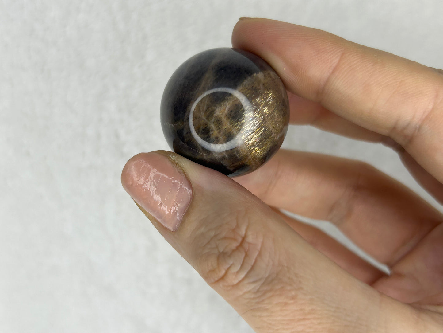 Black Moonstone Sphere F