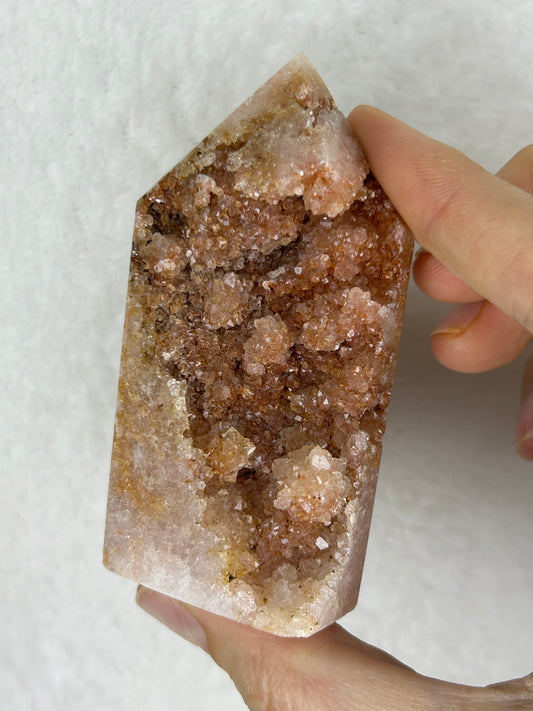 Pink Amethyst tower L