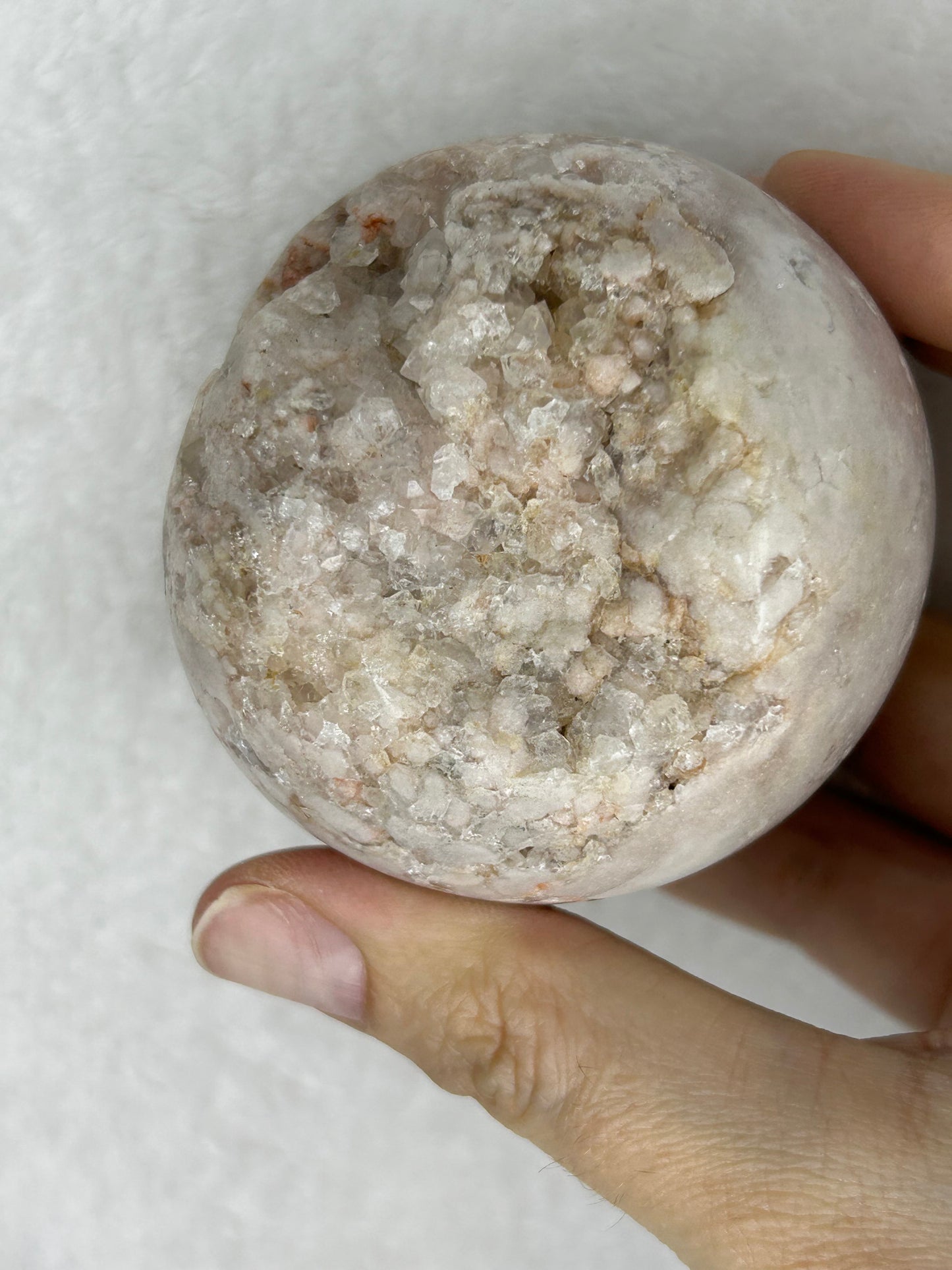 Druzy Pink Amethyst Sphere