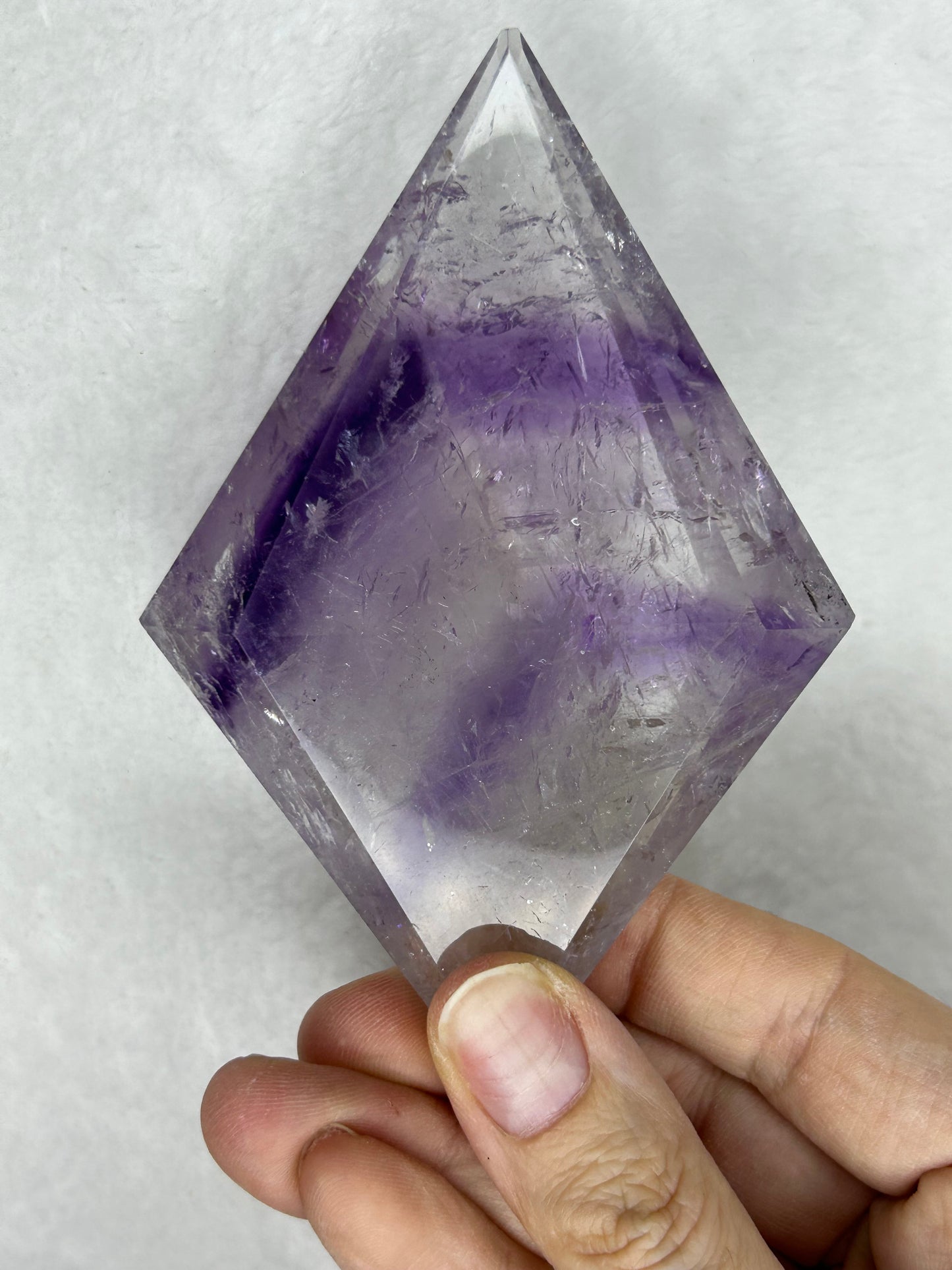 HQ ⭐️XTRA⭐️ Amethyst Phantom Faceted Diamond C