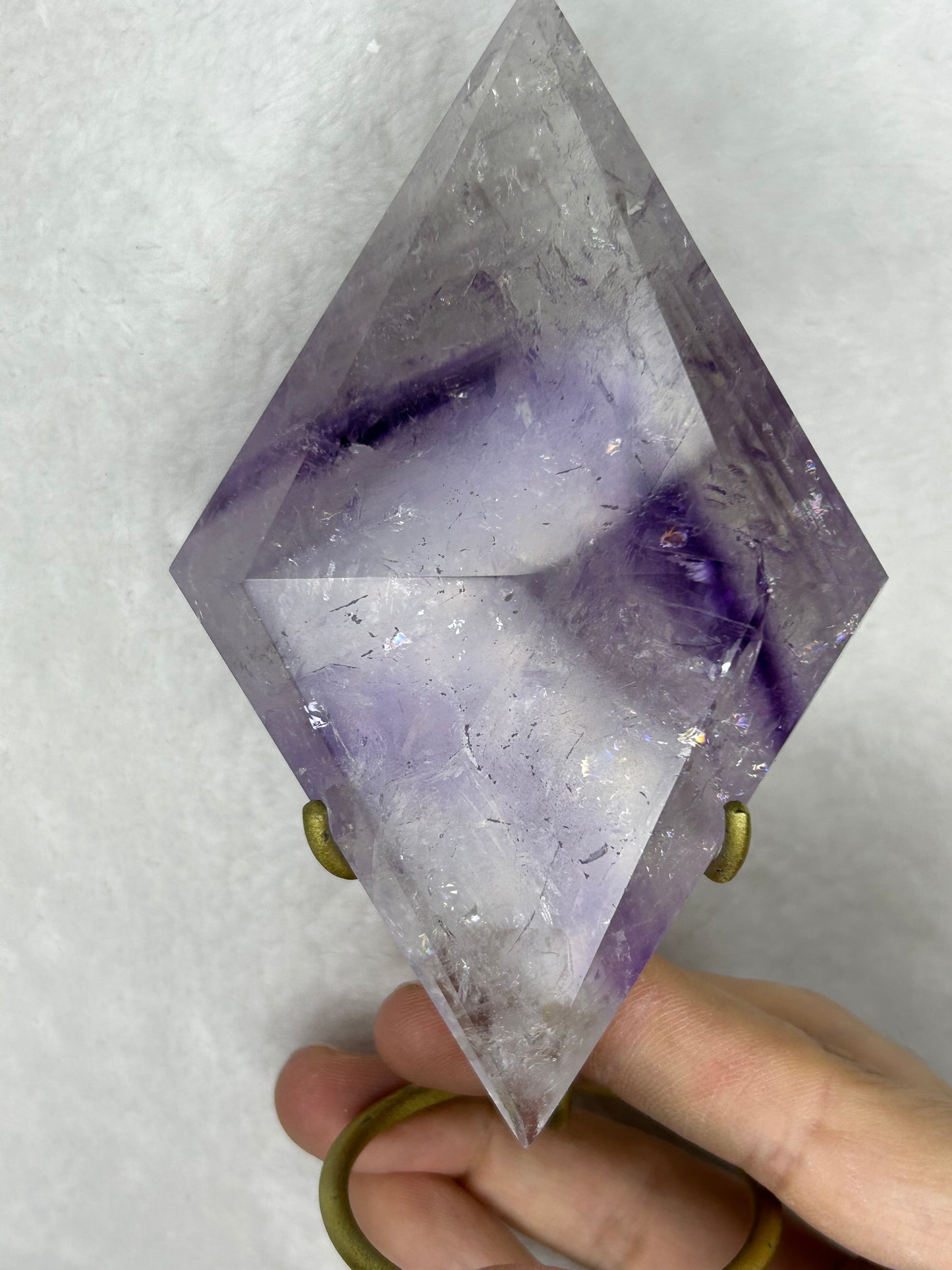 HQ ⭐️XTRA⭐️ Amethyst Phantom Faceted Diamond E