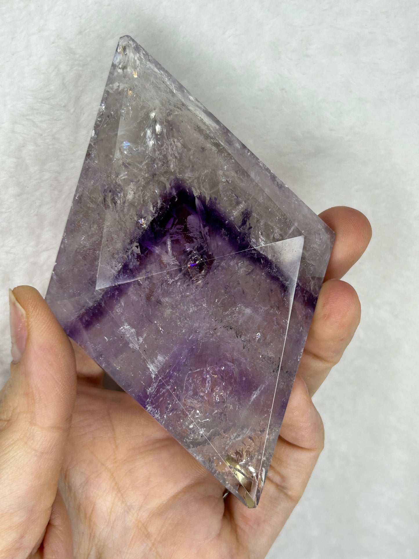 HQ ⭐️XTRA⭐️ Amethyst Phantom Faceted Diamond B