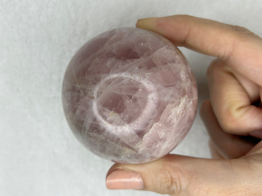 *possibly repaired 😭*Rose Quartz Sphere I