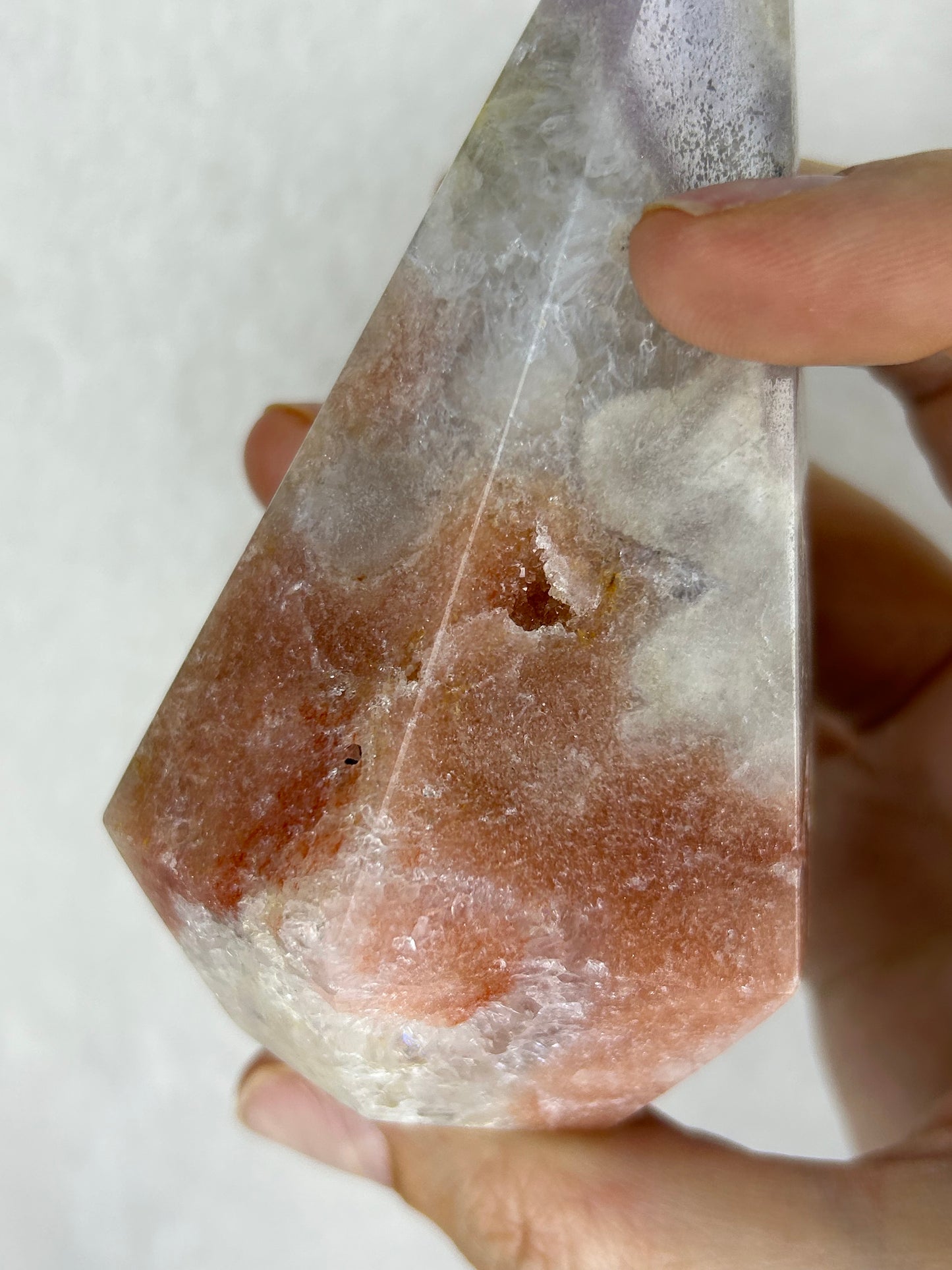 Pink amethyst diamond