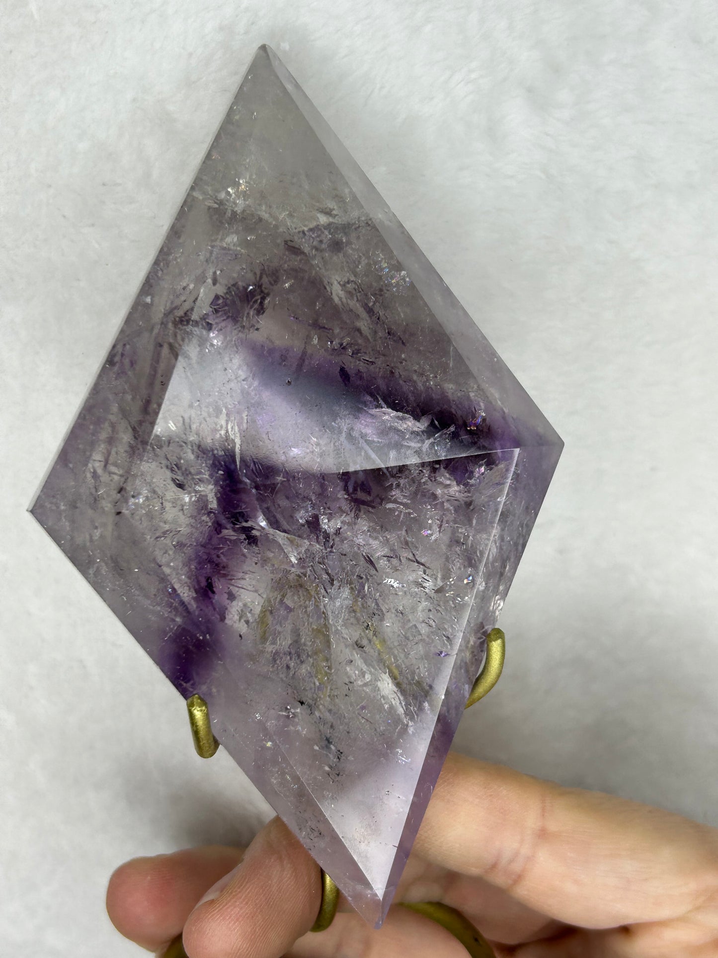 HQ ⭐️XTRA⭐️ Amethyst Phantom Faceted Diamond D
