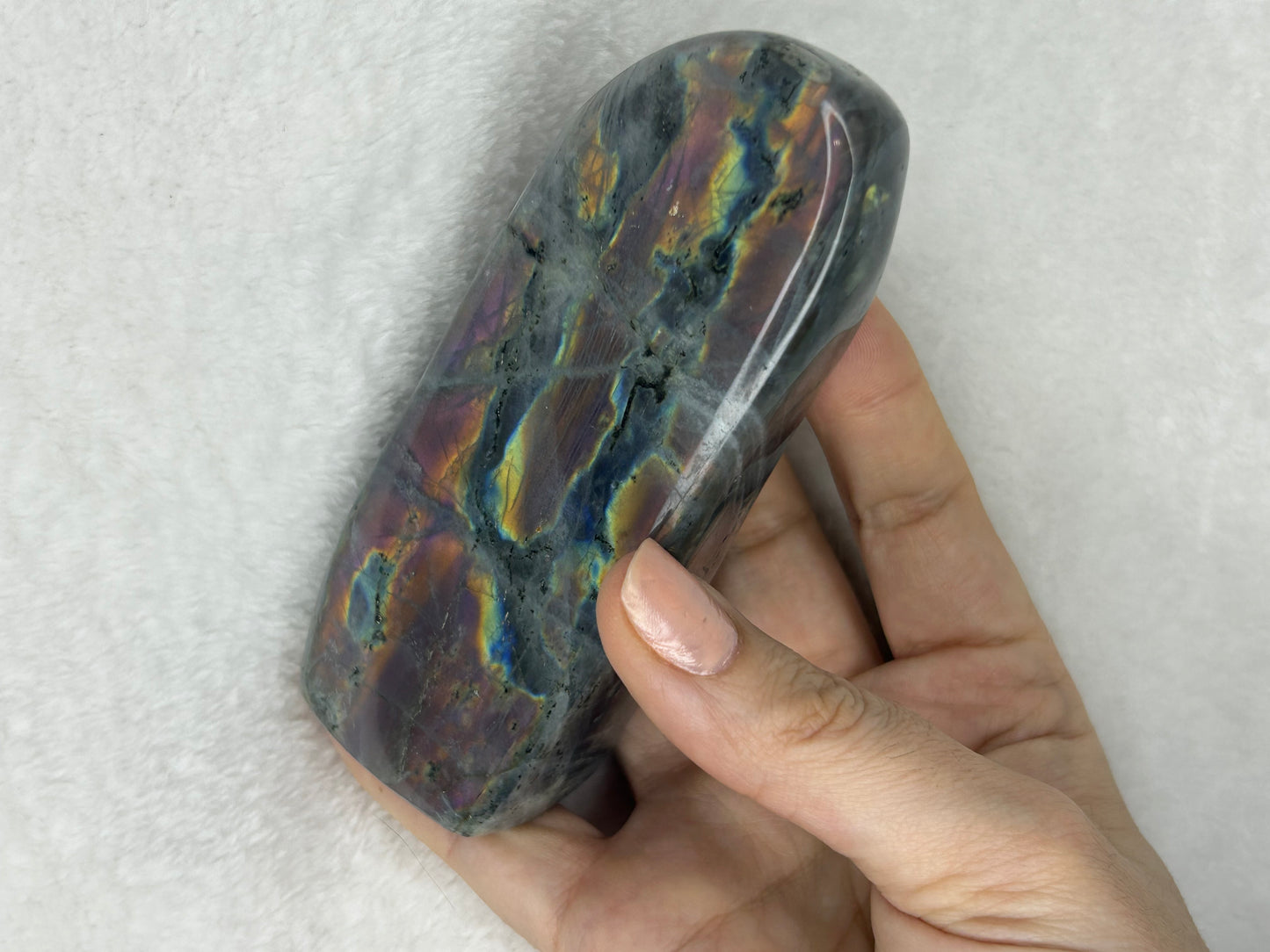 Rainbow flash labradorite Freeform G