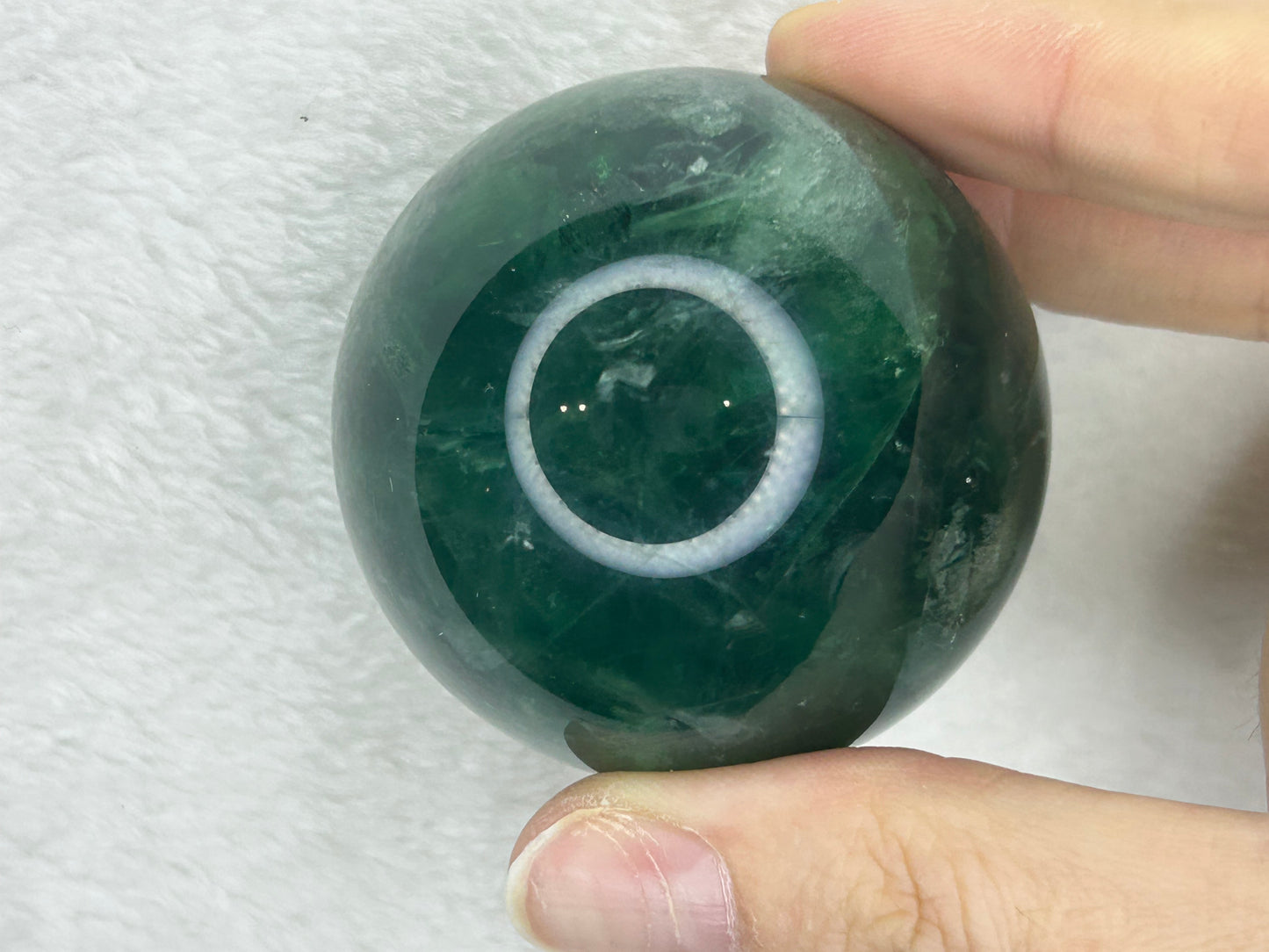 Juicy Green Fluroite Sphere B