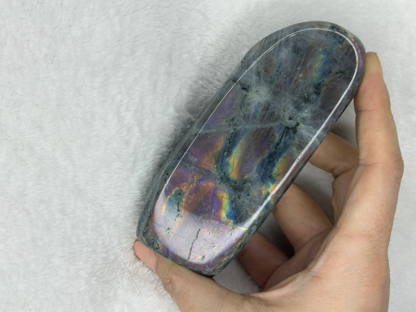 Rainbow flash labradorite Freeform G