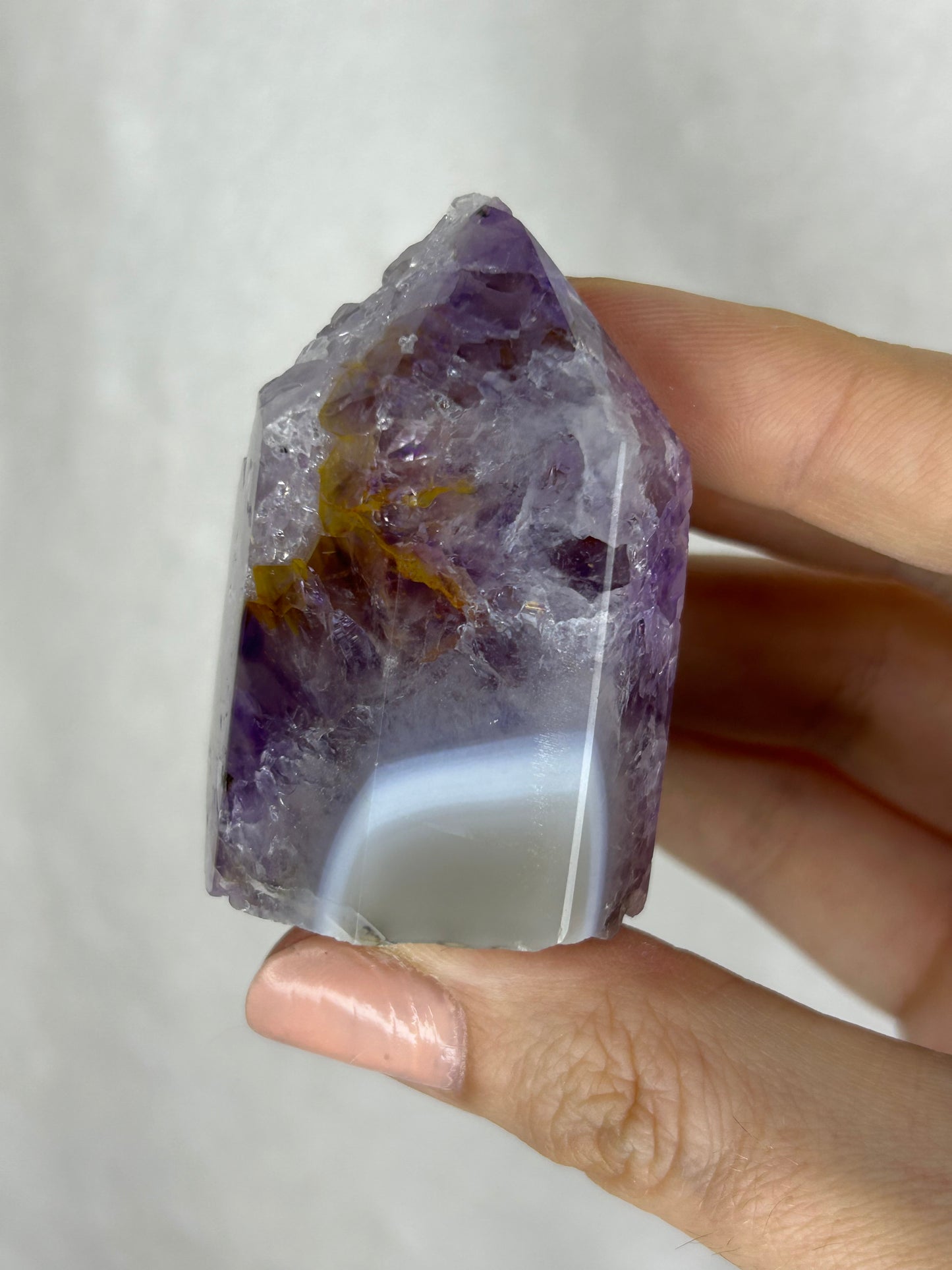 HQ Brazilian amethyst tower w/ chunky teeth