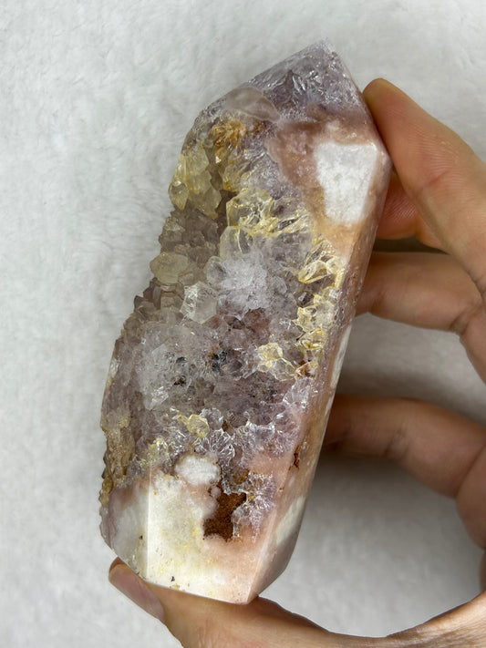 Pink Amethyst tower H