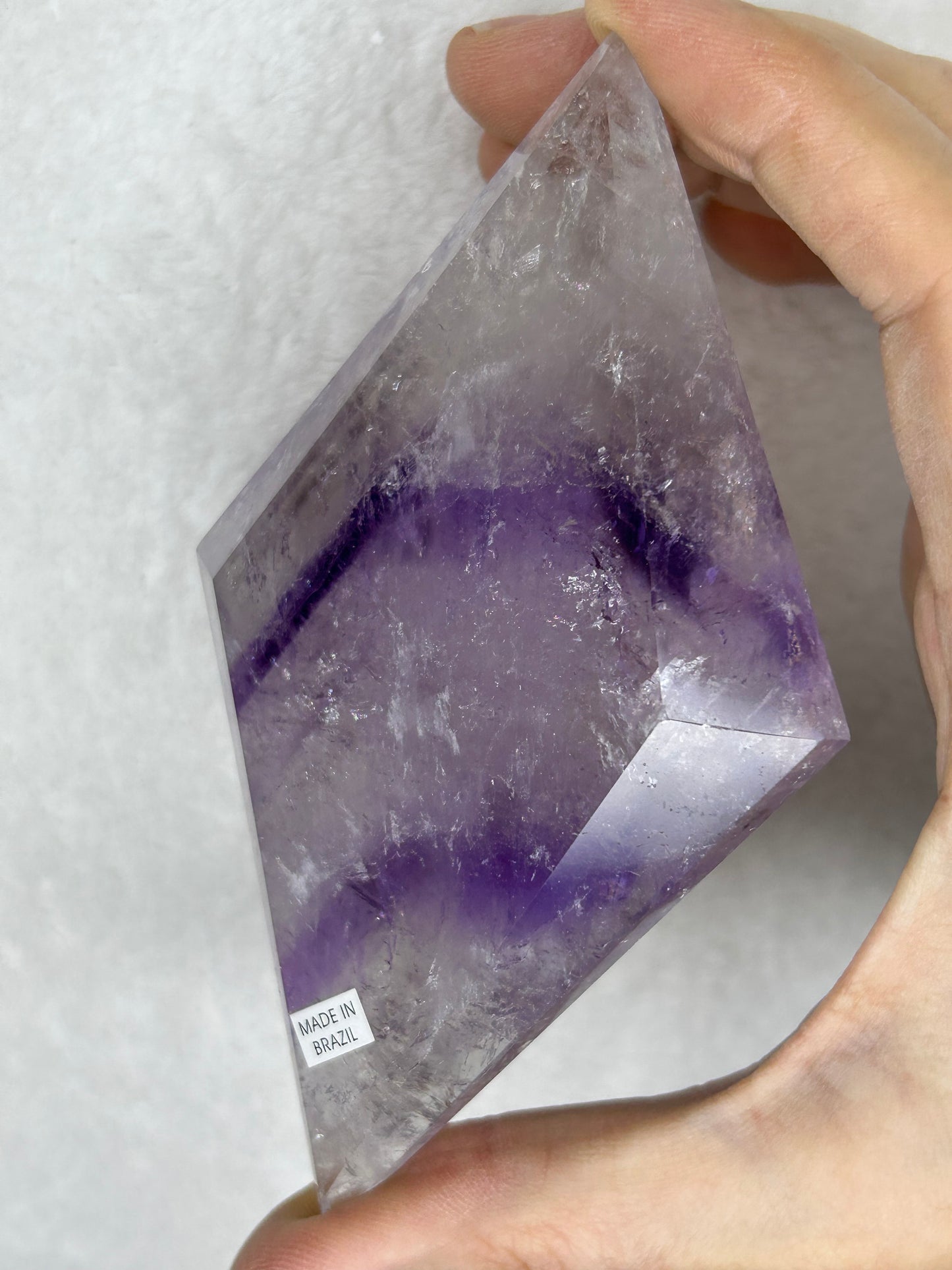 HQ ⭐️XTRA⭐️ Amethyst Phantom Faceted Diamond E