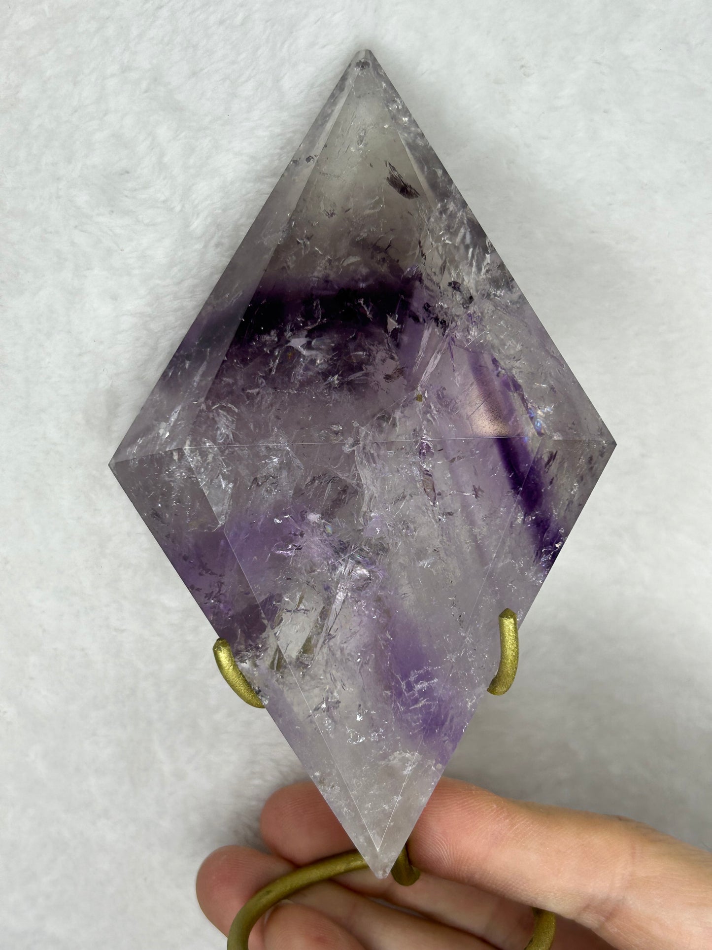 HQ ⭐️XTRA⭐️ Amethyst Phantom Faceted Diamond G