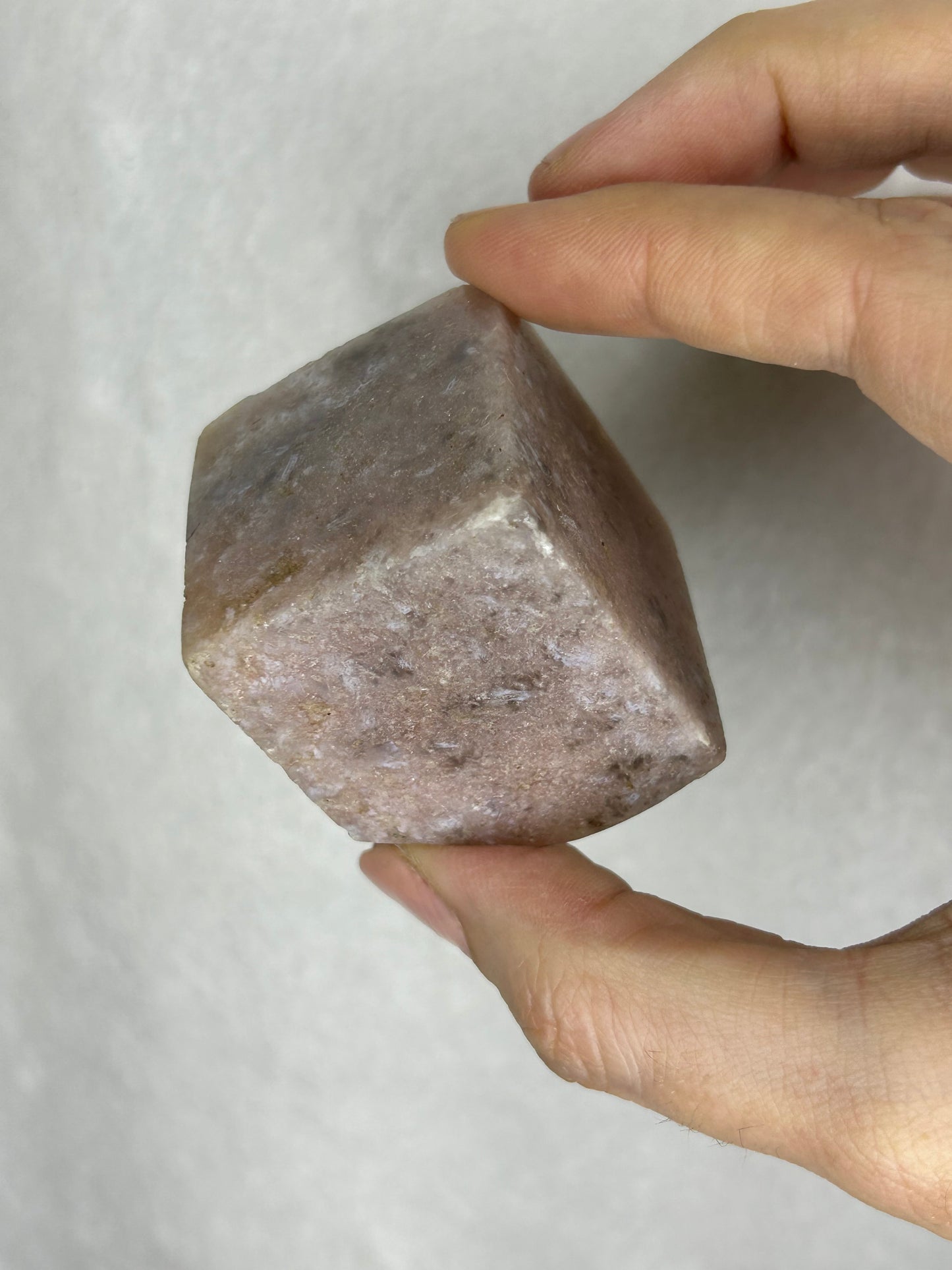Pink Amethyst Floating Cube B