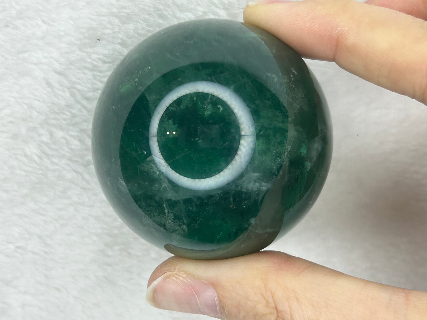 Juicy Green Fluroite Sphere B