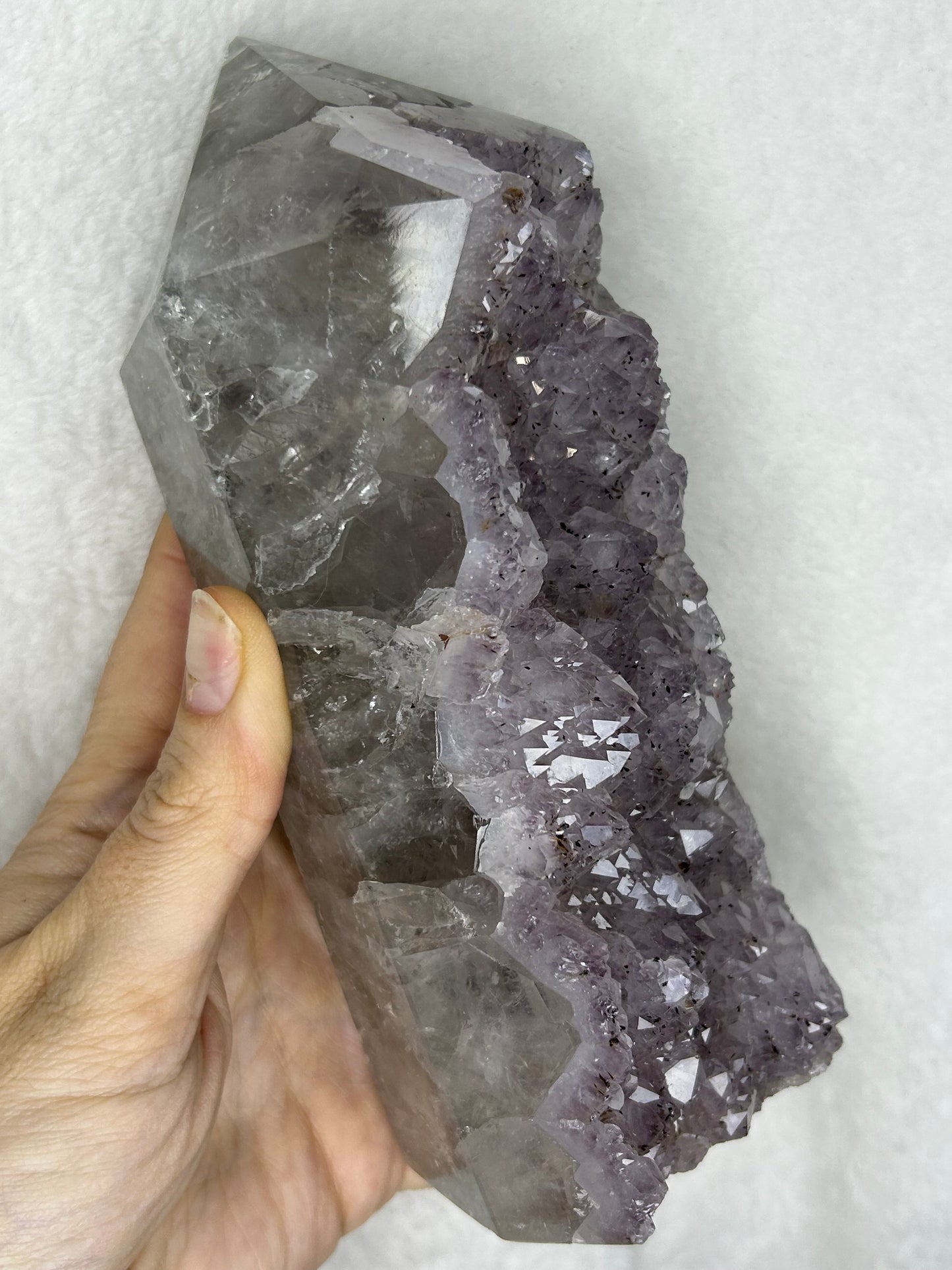 HQ Statement Piece Amethyst Cluster Tower