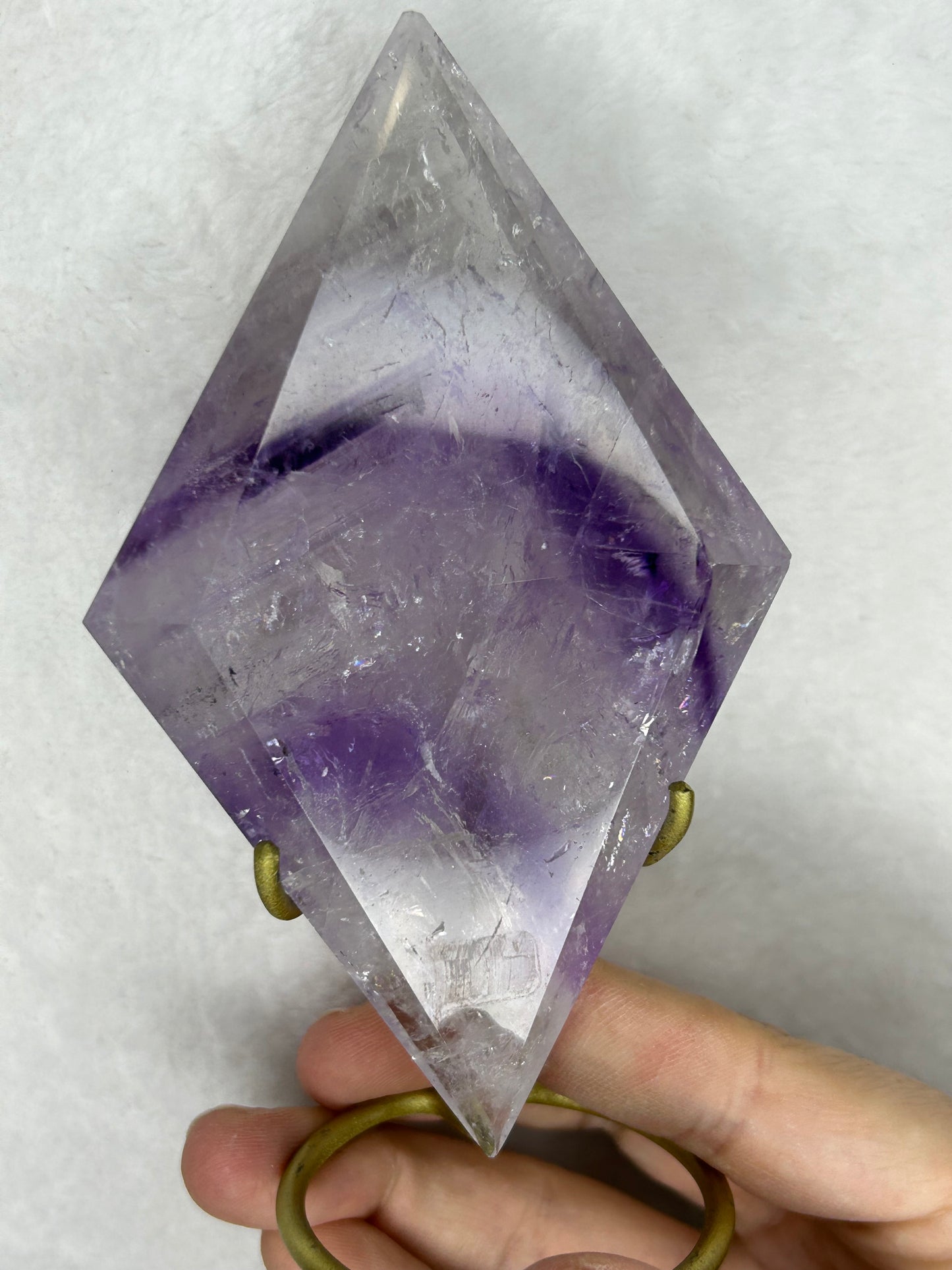 HQ ⭐️XTRA⭐️ Amethyst Phantom Faceted Diamond E