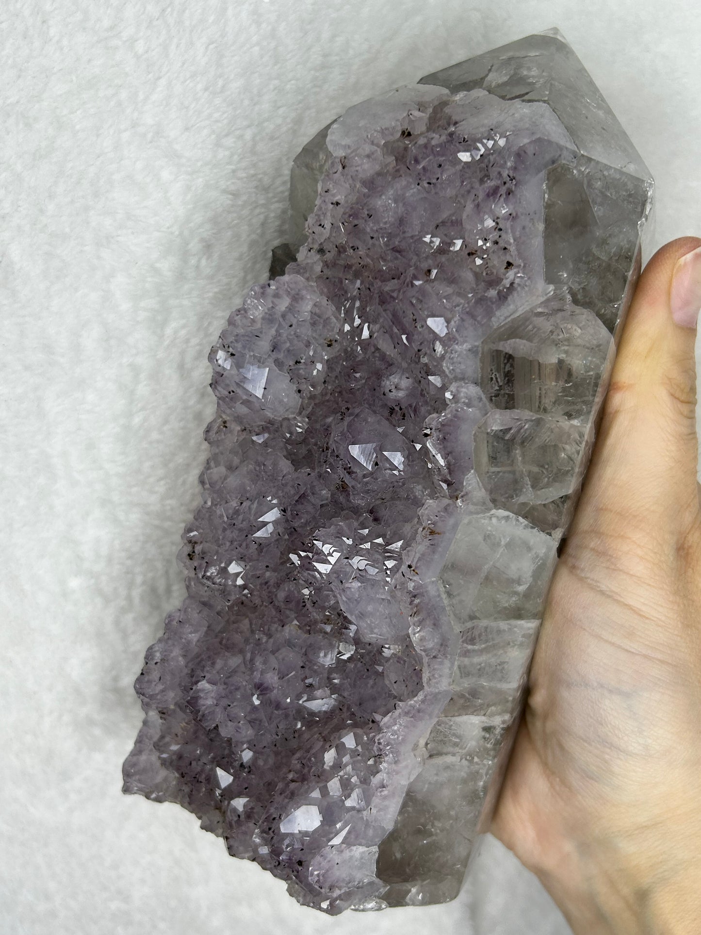 HQ Statement Piece Amethyst Cluster Tower