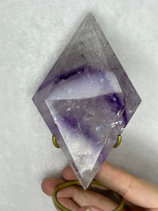 HQ ⭐️XTRA⭐️ Amethyst Phantom Faceted Diamond E
