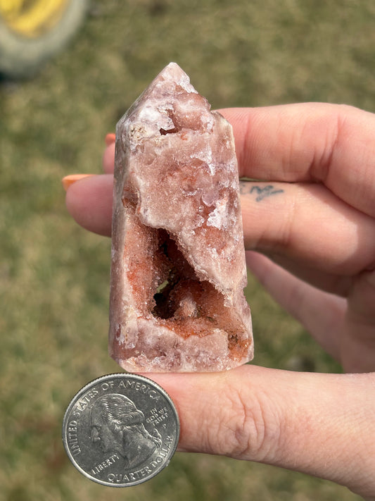 Druzy Pink Amethyst Tower I