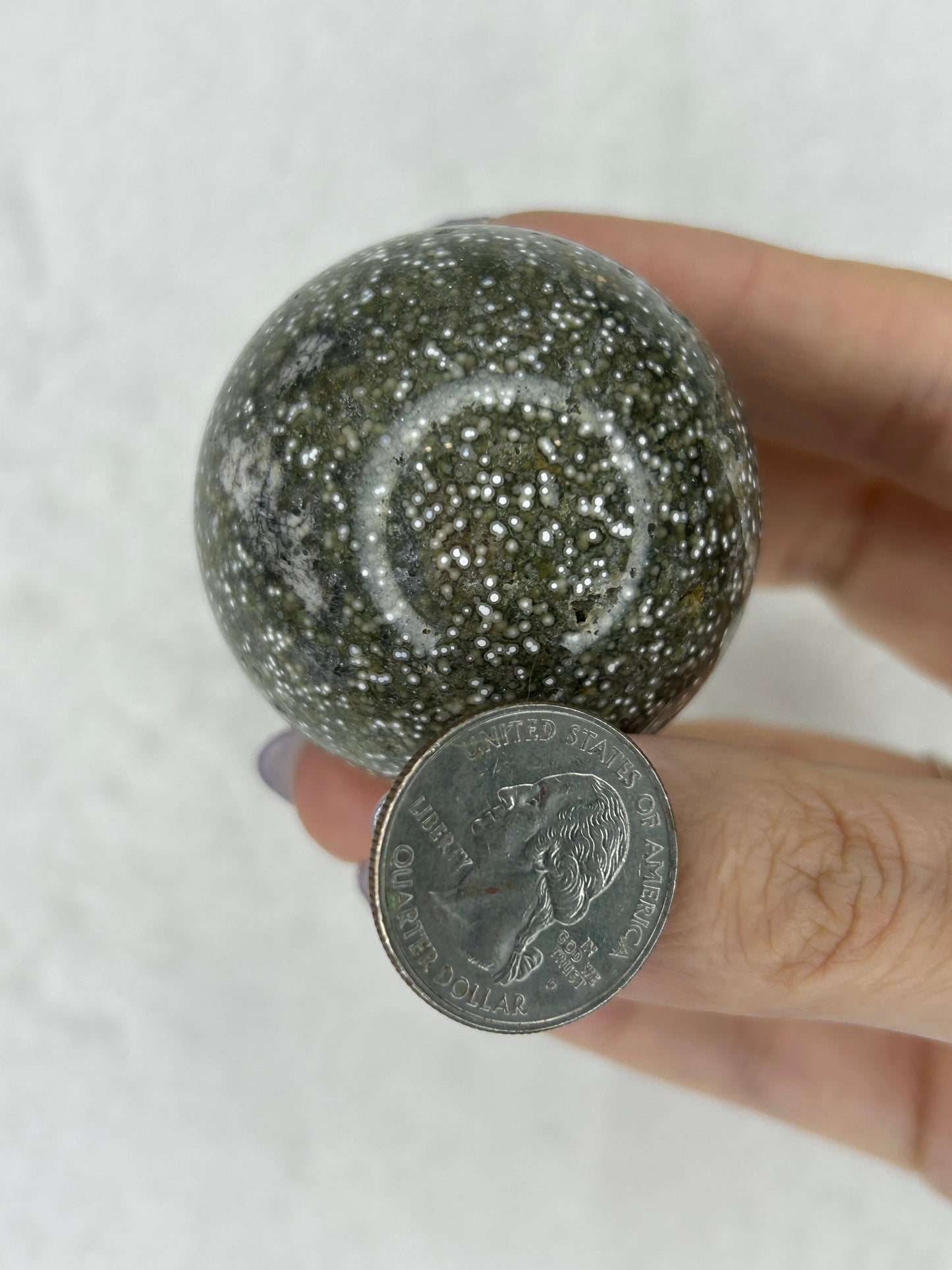 Orbicular Jasper Sphere F