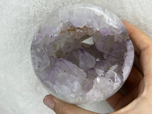 XL Brazilian Druzy Amethyst Sphere